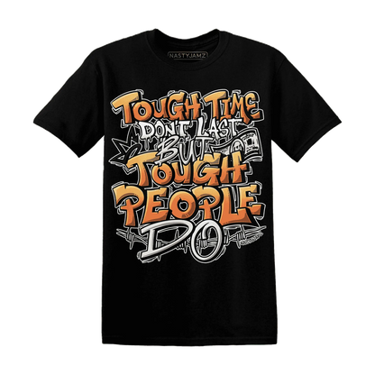 NastyJamz-AM-TW-White-Orange-T-Shirt-Match-Tough-People-Never-Fall