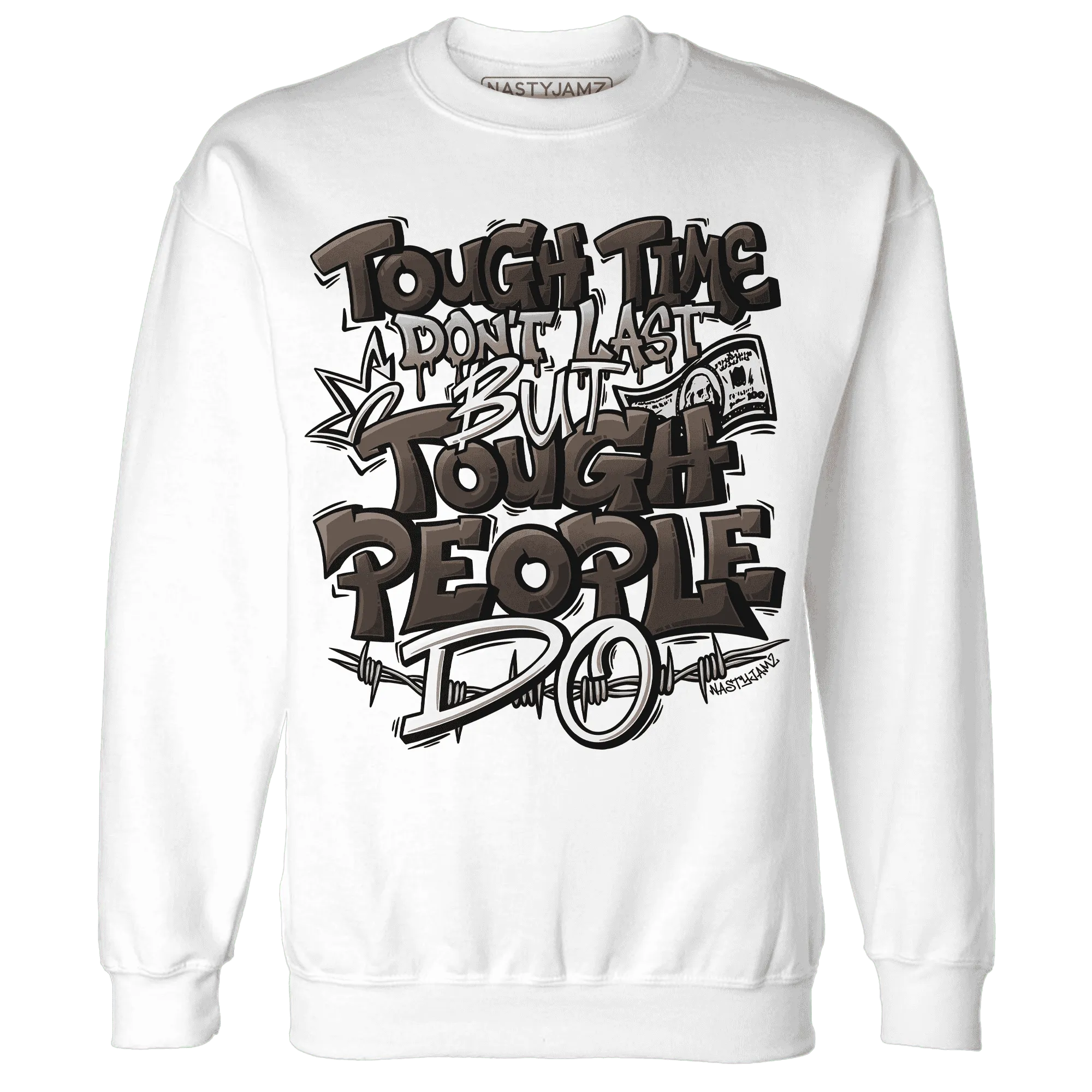 Dunk-Low-Baroque-Brown-Sweatshirt-Match-Tough-People-Never-Fall