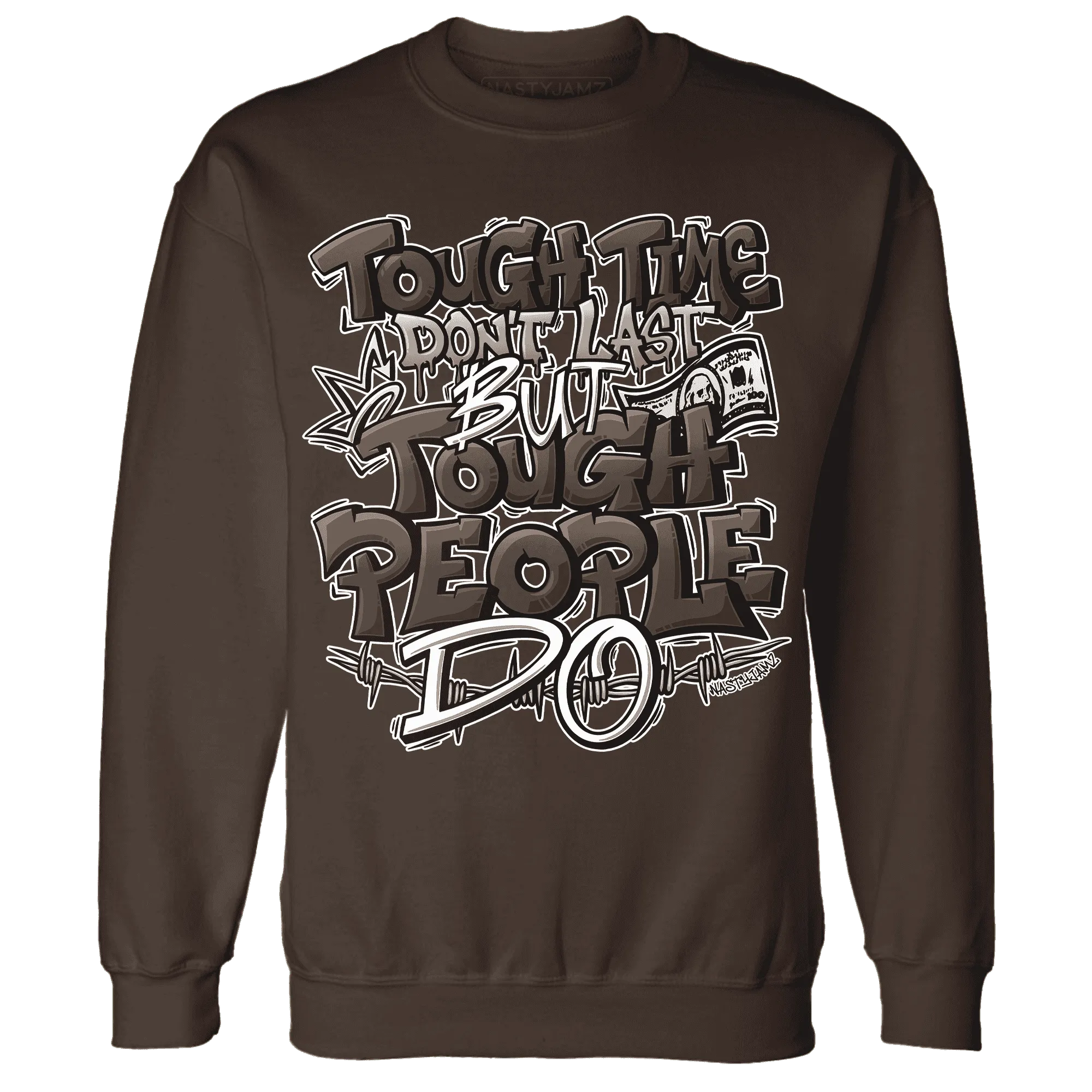 Dunk-Low-Baroque-Brown-Sweatshirt-Match-Tough-People-Never-Fall