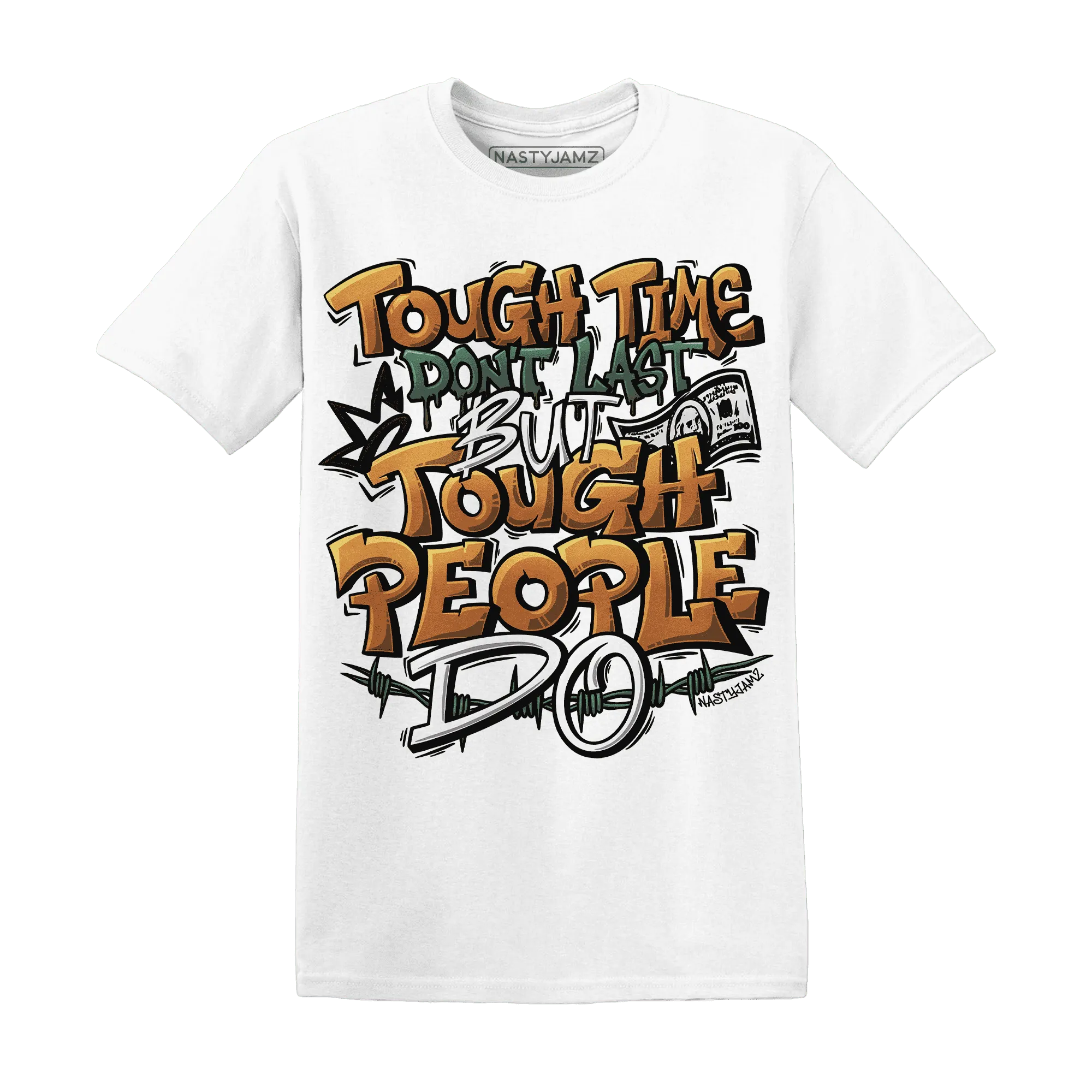 Dunk-Low-Ceramic-NastyJamz-T-Shirt-Match-Tough-People-Never-Fall