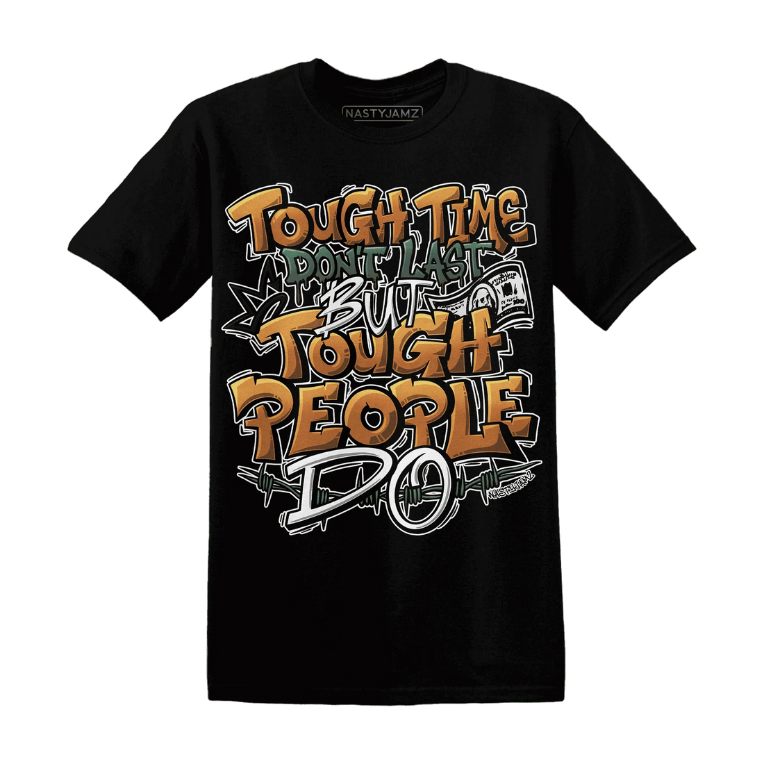 Dunk-Low-Ceramic-NastyJamz-T-Shirt-Match-Tough-People-Never-Fall