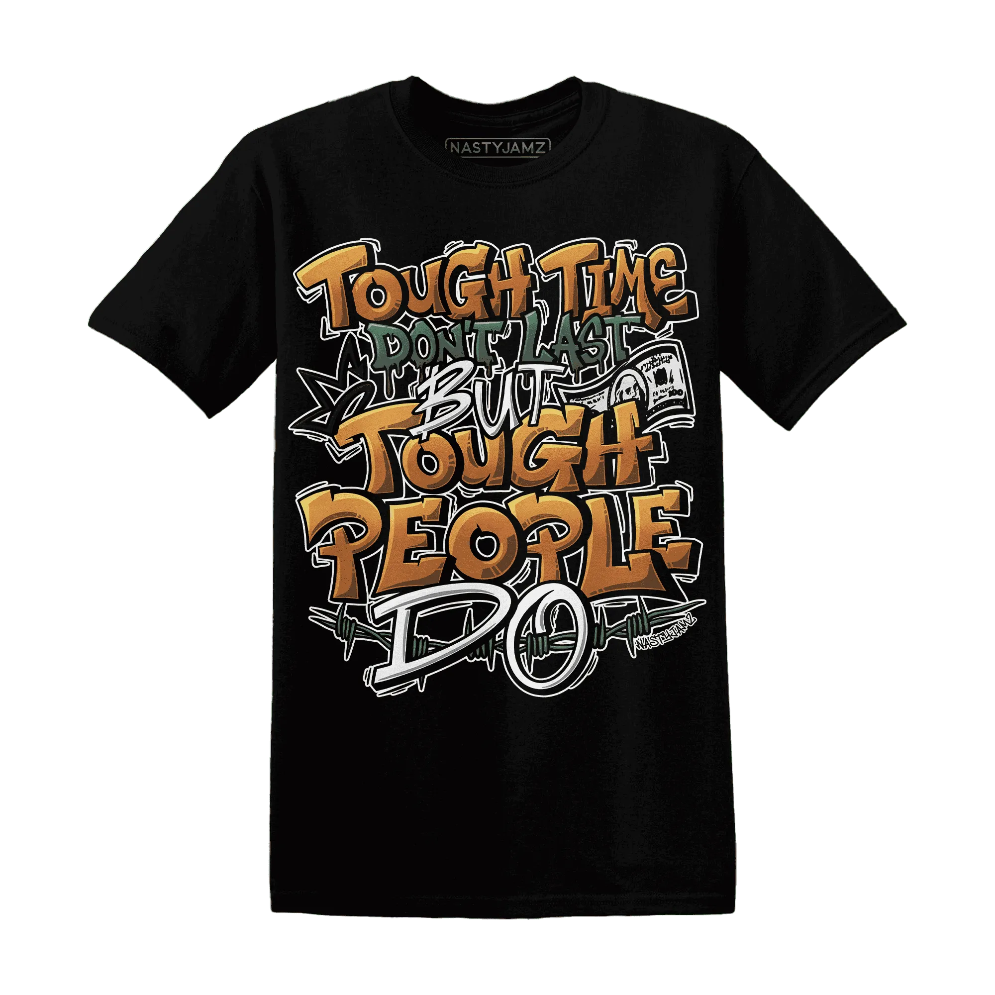 Dunk-Low-Ceramic-NastyJamz-T-Shirt-Match-Tough-People-Never-Fall