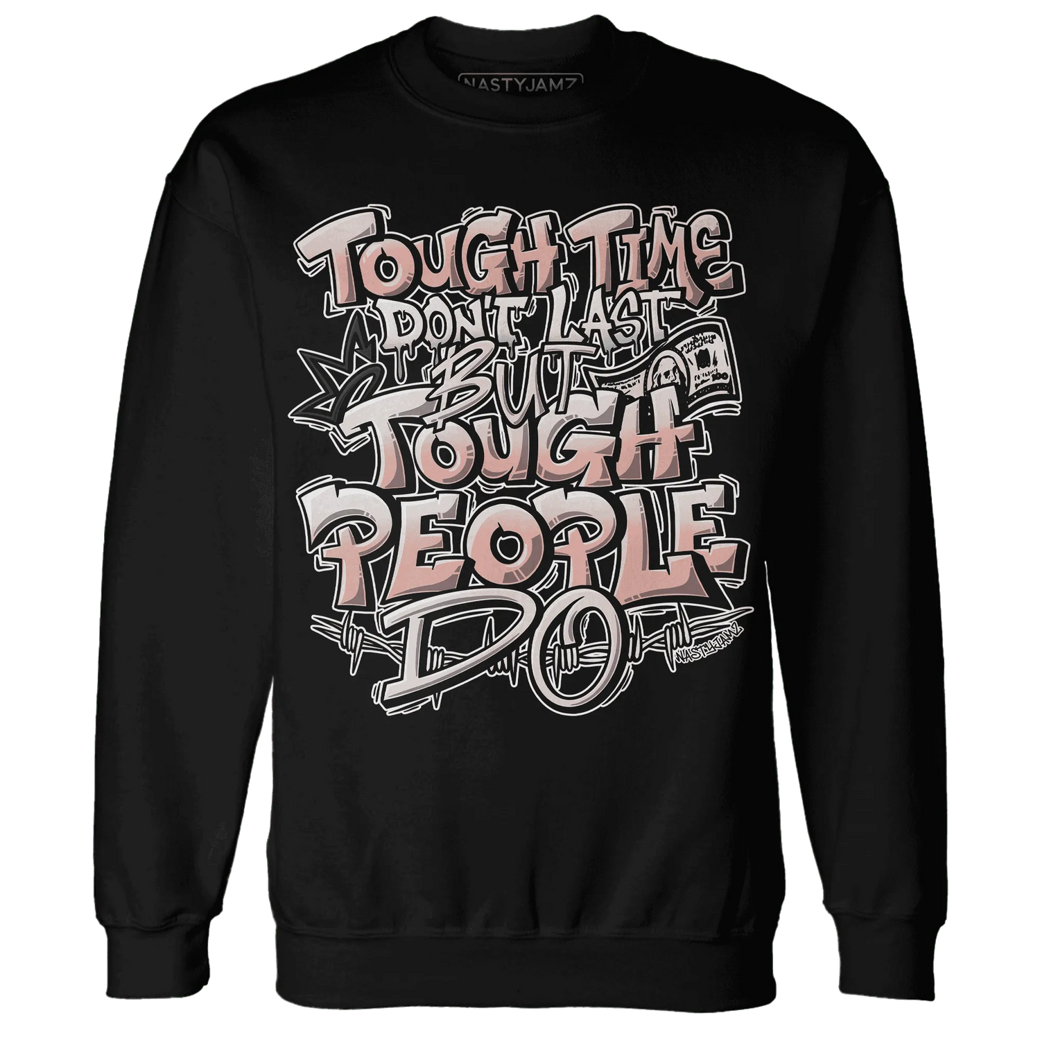 Dunk-Low-Glacier-Blue-Arctic-Orange-NastyJamz-Sweatshirt-Match-Tough-People-Never-Fall
