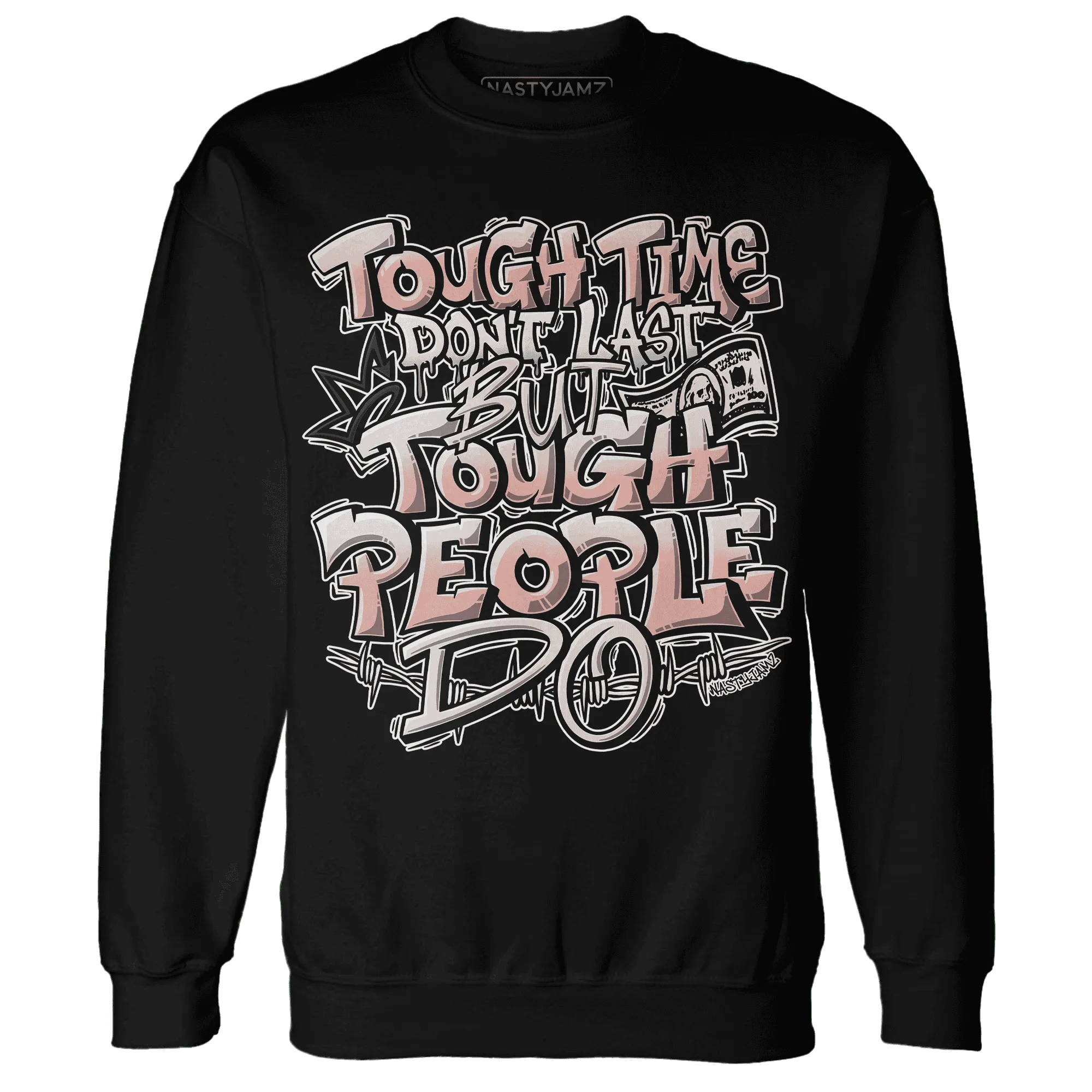 Dunk-Low-Glacier-Blue-Arctic-Orange-NastyJamz-Sweatshirt-Match-Tough-People-Never-Fall