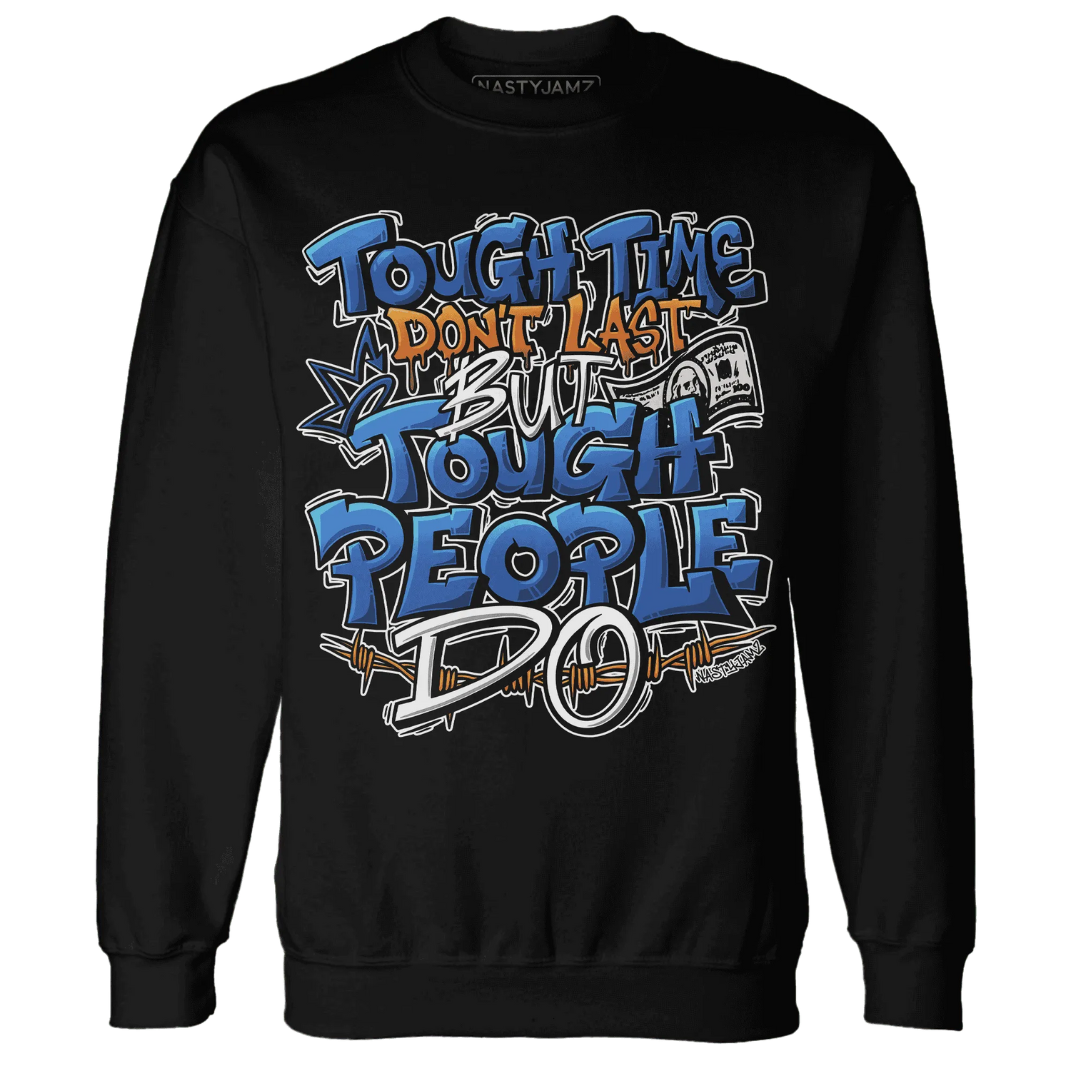 Dunk-Low-Knicks-Sweatshirt-Match-Tough-People-Never-Fall