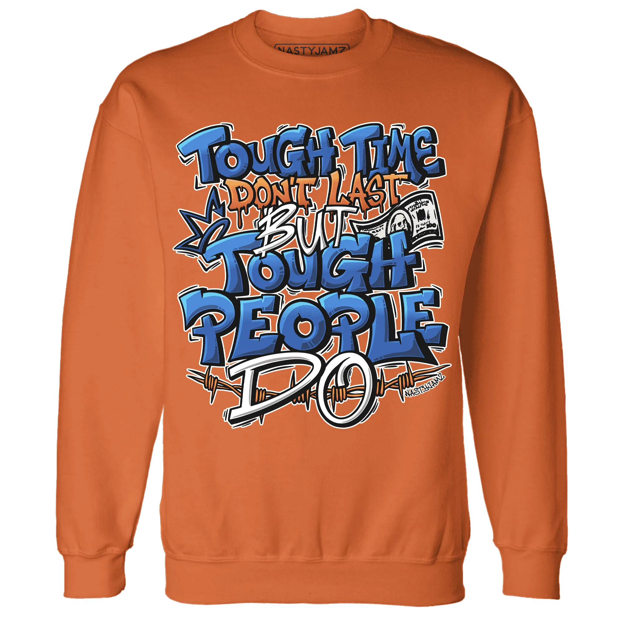 Dunk-Low-Knicks-Sweatshirt-Match-Tough-People-Never-Fall