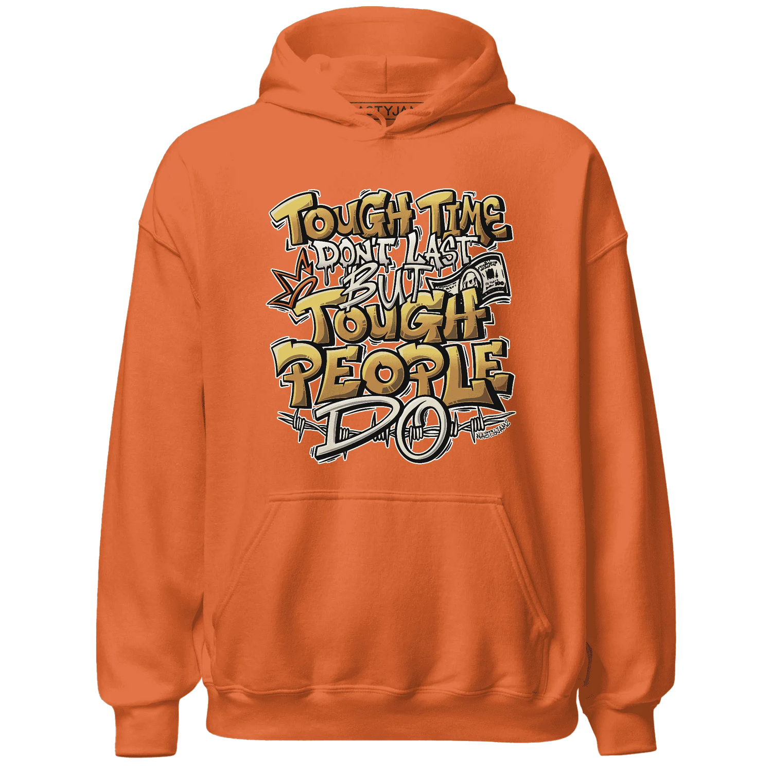 Dunk-Low-Retro-Wheat-Orange-NastyJamz-Hoodie-Match-Tough-People-Never-Fall