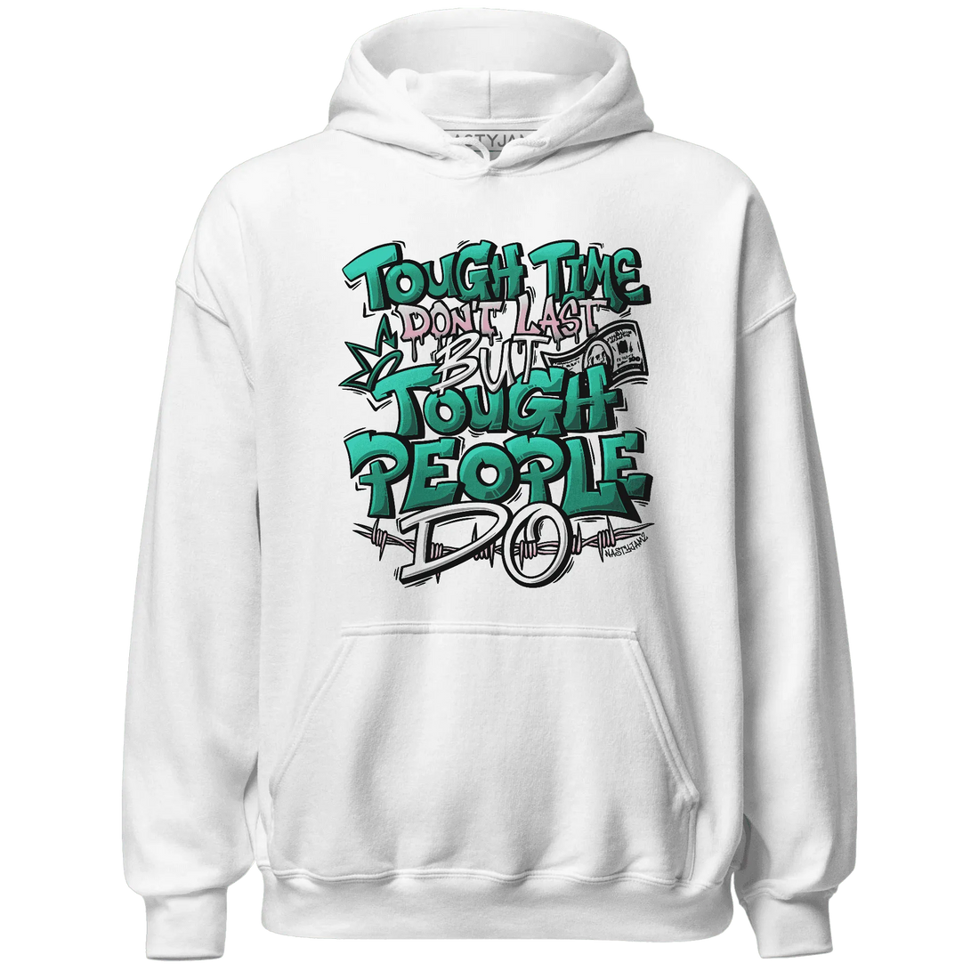 NastyJamz-Dunk-Pink-Malachite-Medium-Soft-Low-Sail-Hoodie-Match-Tough-People-Never-Fall