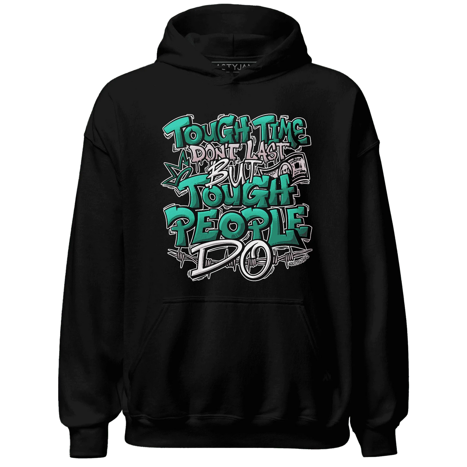 NastyJamz-Dunk-Pink-Malachite-Medium-Soft-Low-Sail-Hoodie-Match-Tough-People-Never-Fall