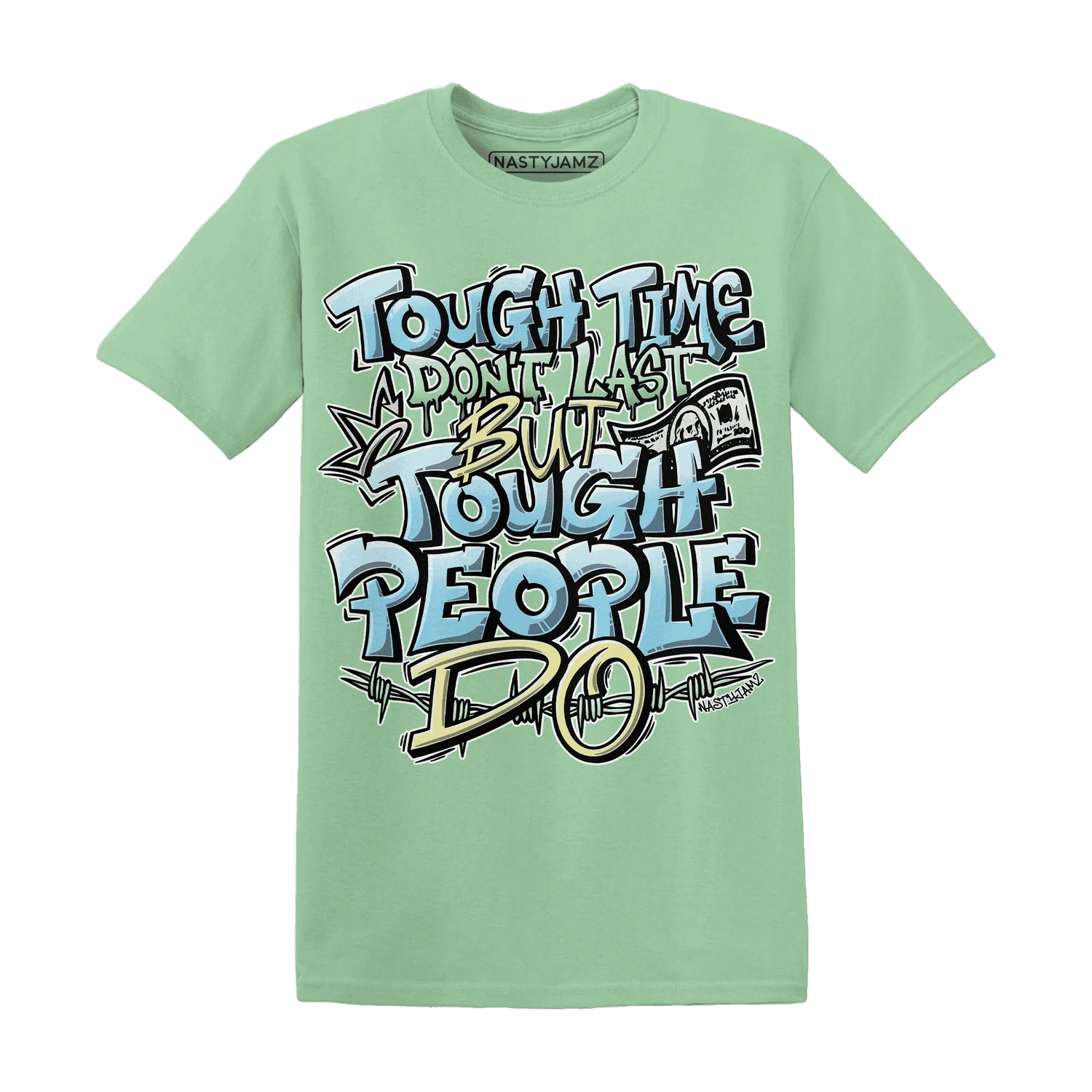 Dunk-Verdy-Visty-NastyJamz-T-Shirt-Match-Tough-People-Never-Fall
