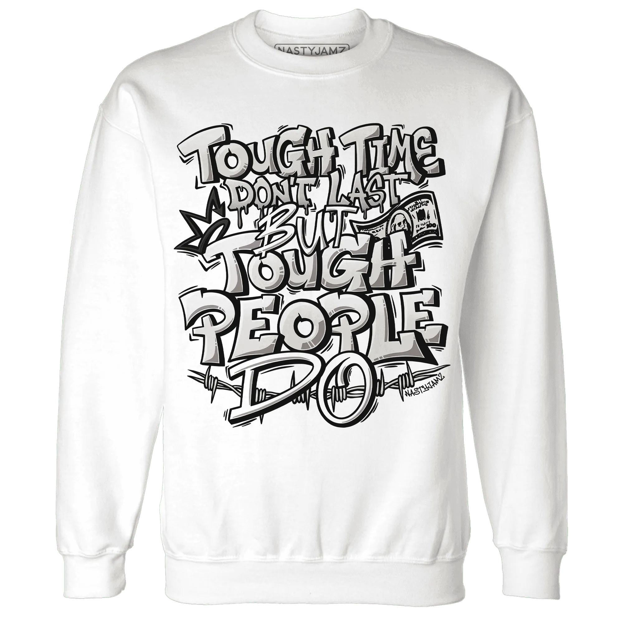 Gratitude-11s-Sweatshirt-Match-Tough-People-Never-Fall
