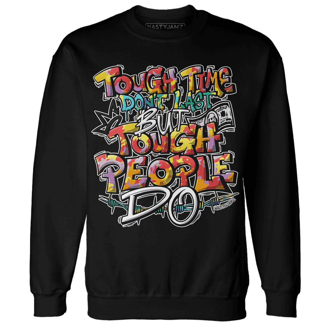 Mid-GS-Six-Championships-1s-Sweatshirt-Match-Tough-People-Never-Fall