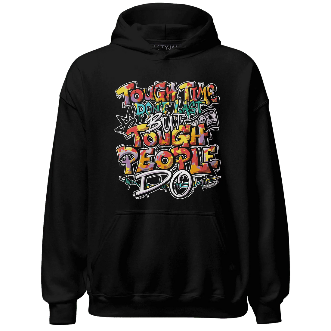 Mid-GS-Six-Championships-1s-Hoodie-Match-Tough-People-Never-Fall