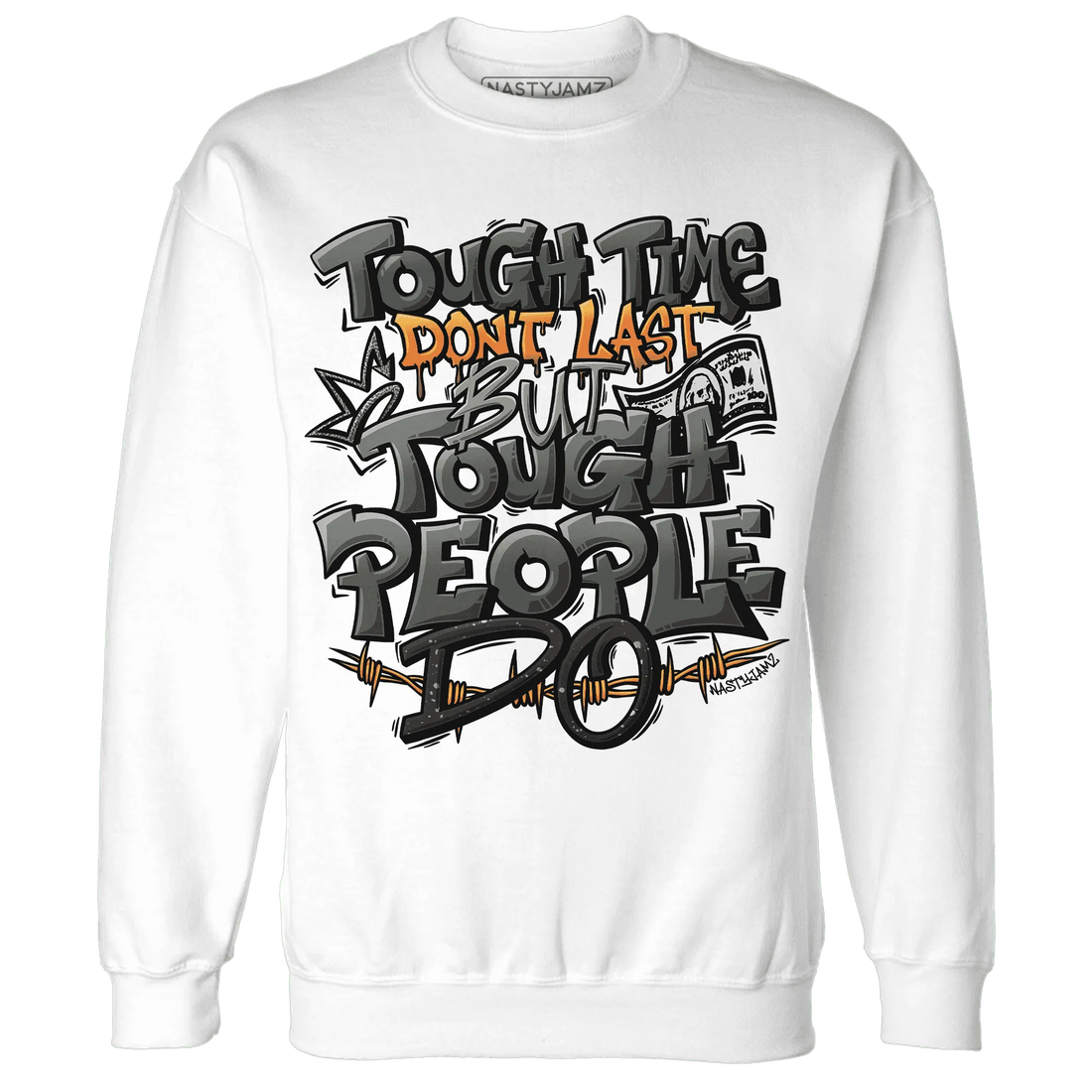 Fear-Pack-3s-Sweatshirt-Match-Tough-People-Never-Fall