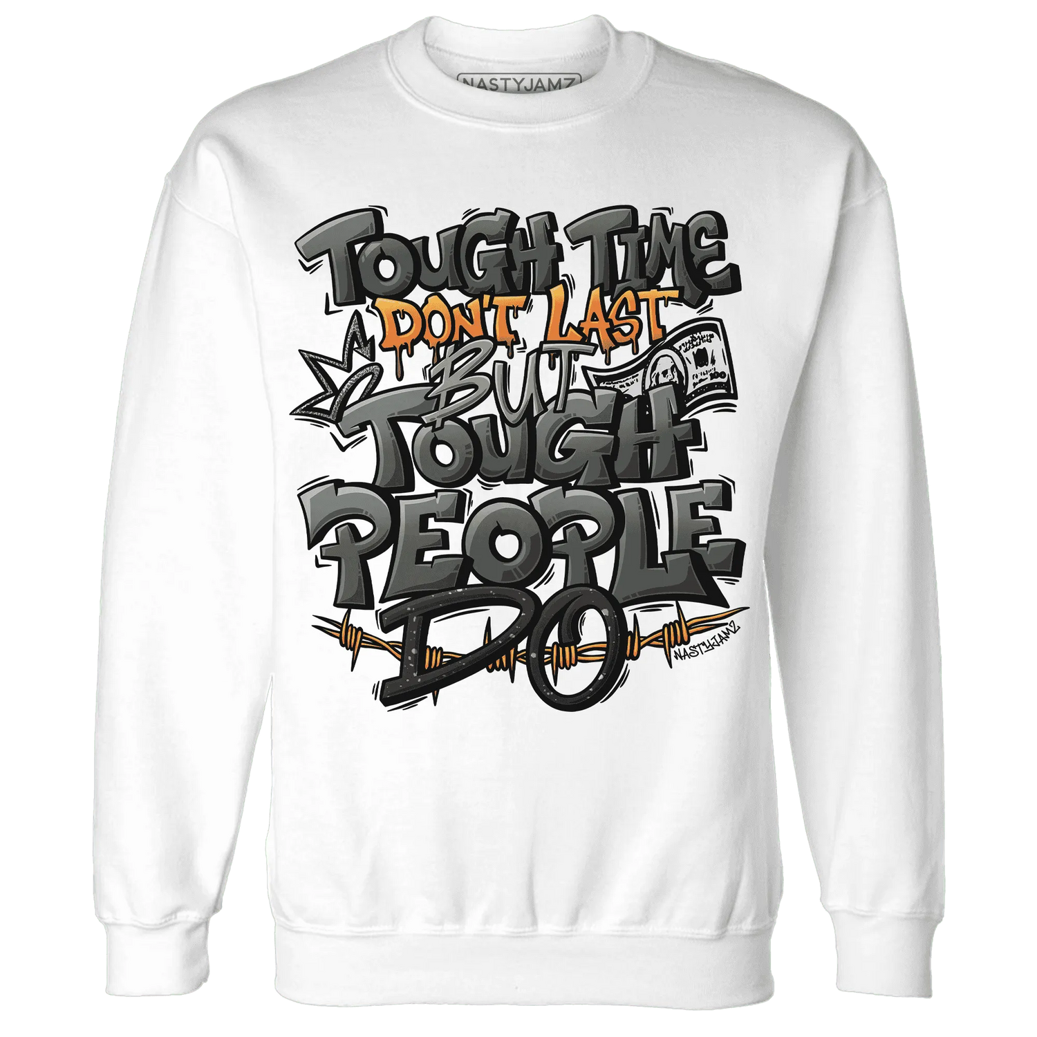 Fear-Pack-3s-Sweatshirt-Match-Tough-People-Never-Fall