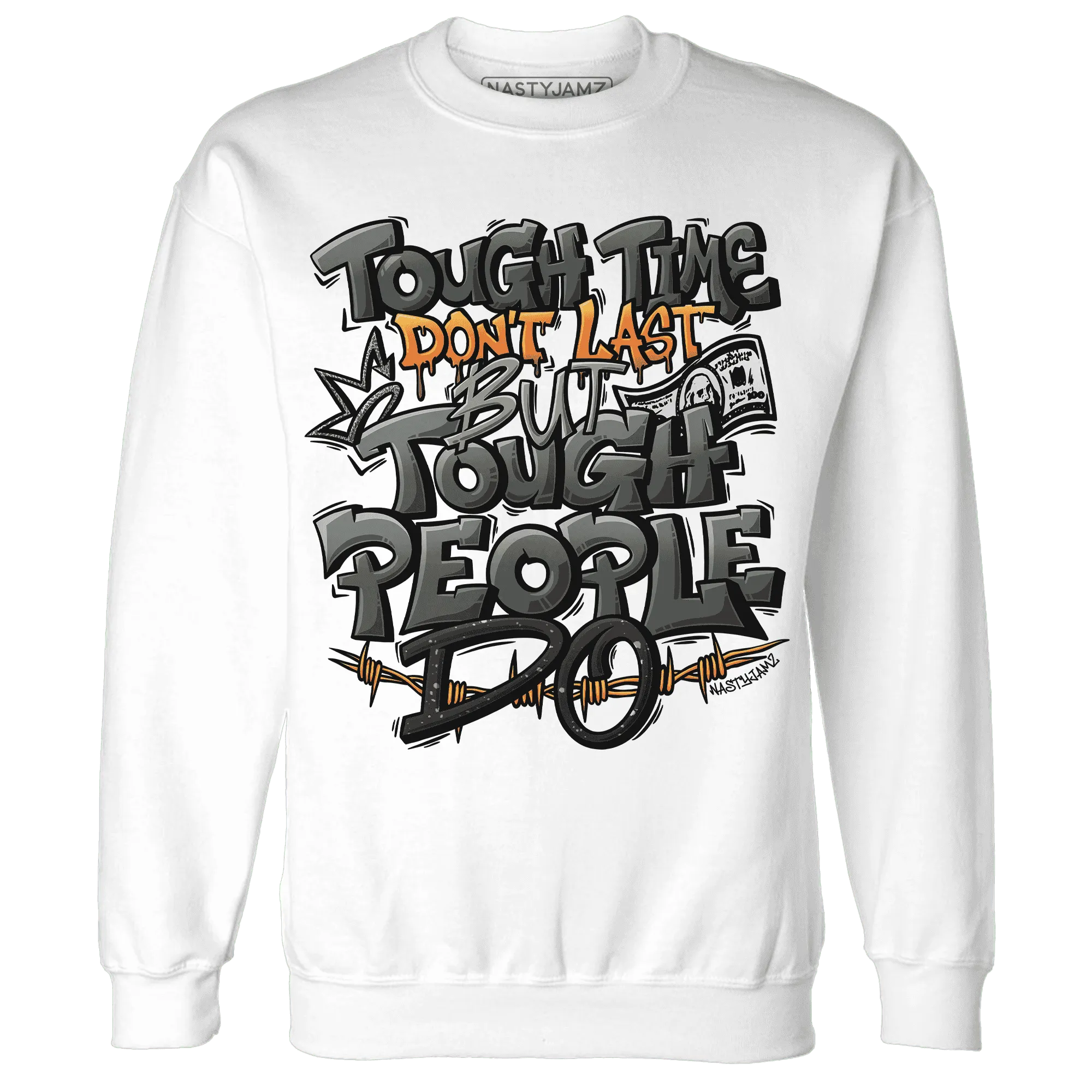 Fear-Pack-3s-Sweatshirt-Match-Tough-People-Never-Fall