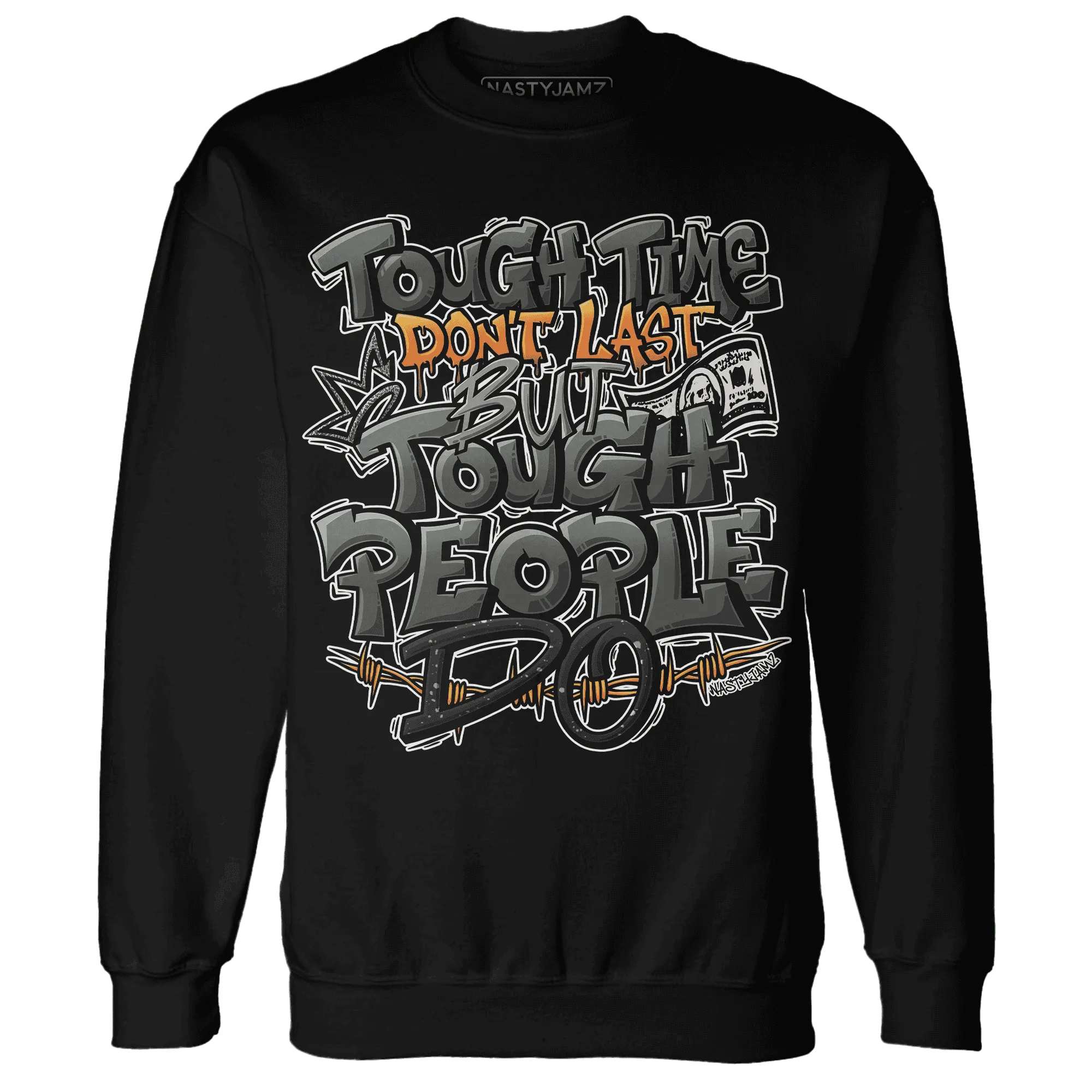 Fear-Pack-3s-Sweatshirt-Match-Tough-People-Never-Fall