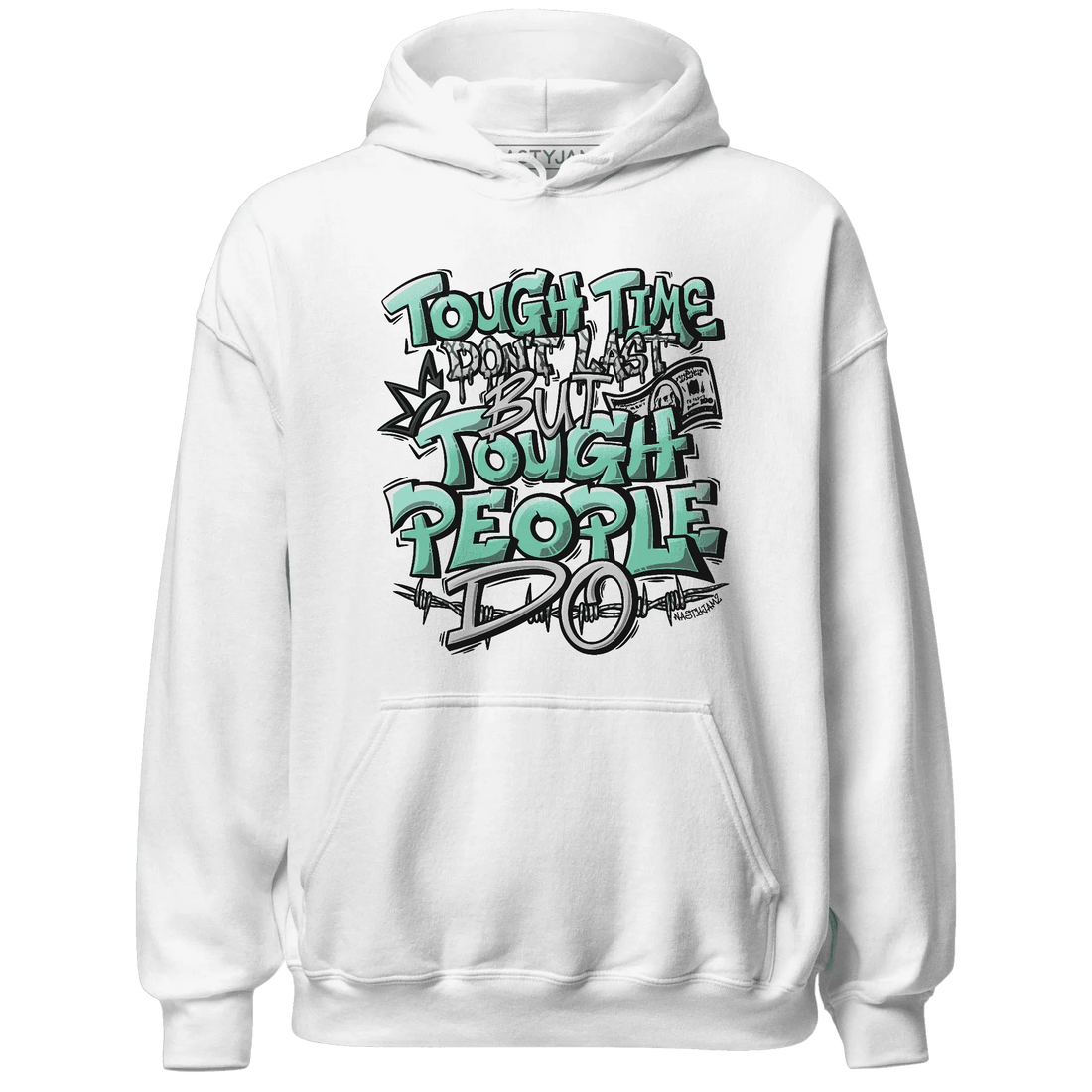 Green-Glow-3s-Hoodie-Match-Tough-People-Never-Fall