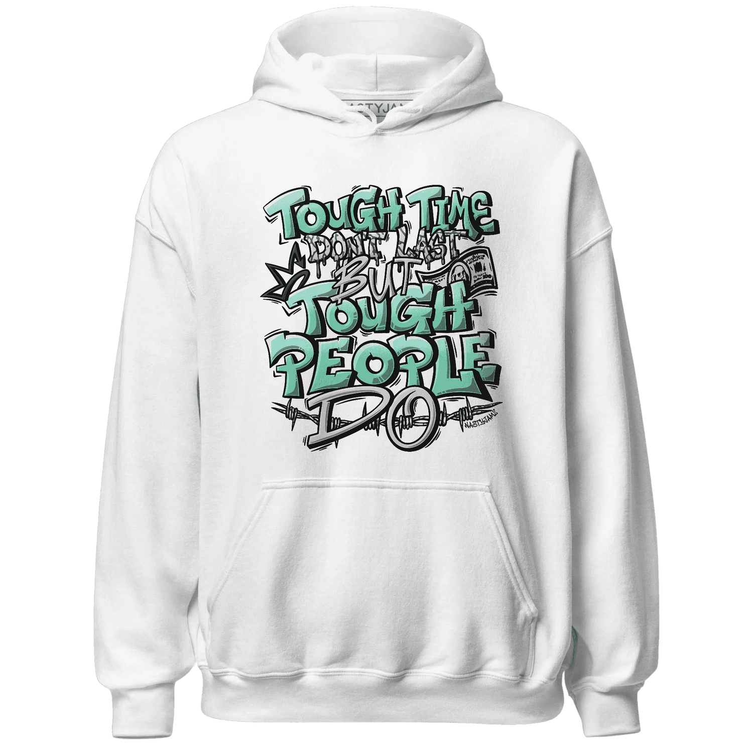 Green-Glow-3s-Hoodie-Match-Tough-People-Never-Fall