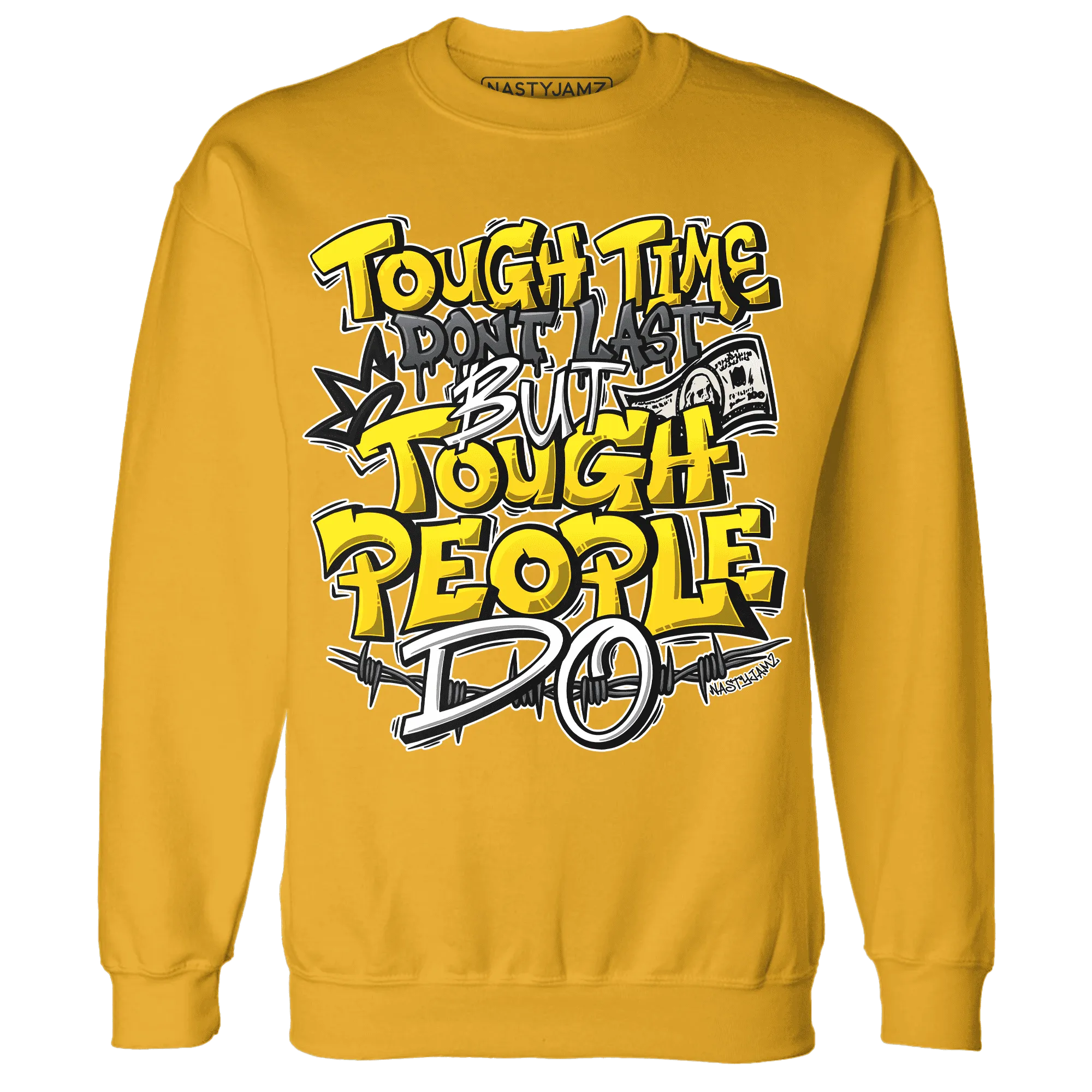 Thunder-4s-Sweatshirt-Match-Tough-People-Never-Fall