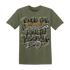 Olive-5s-T-Shirt-Match-Tough-People-Never-Fall