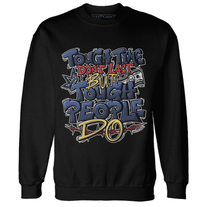 VaporMax-Air-Plus-Midnight-Navy-Gold-Black-NastyJamz-Sweatshirt-Match-Tough-People-Never-Fall