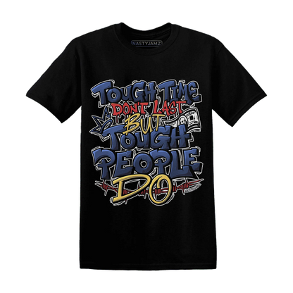 VaporMax-Air-Plus-Midnight-Navy-Gold-Black-NastyJamz-T-Shirt-Match-Tough-People-Never-Fall