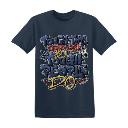 VaporMax-Air-Plus-Midnight-Navy-Gold-Black-NastyJamz-T-Shirt-Match-Tough-People-Never-Fall