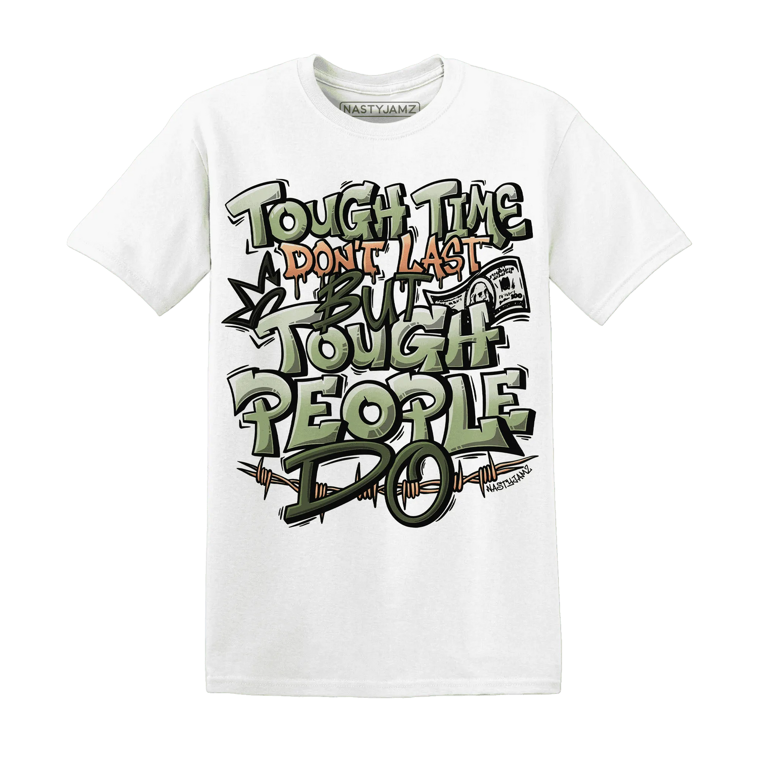 NastyJamz-VaporMax-Plus-Alligator-T-Shirt-Match-Tough-People-Never-Fall