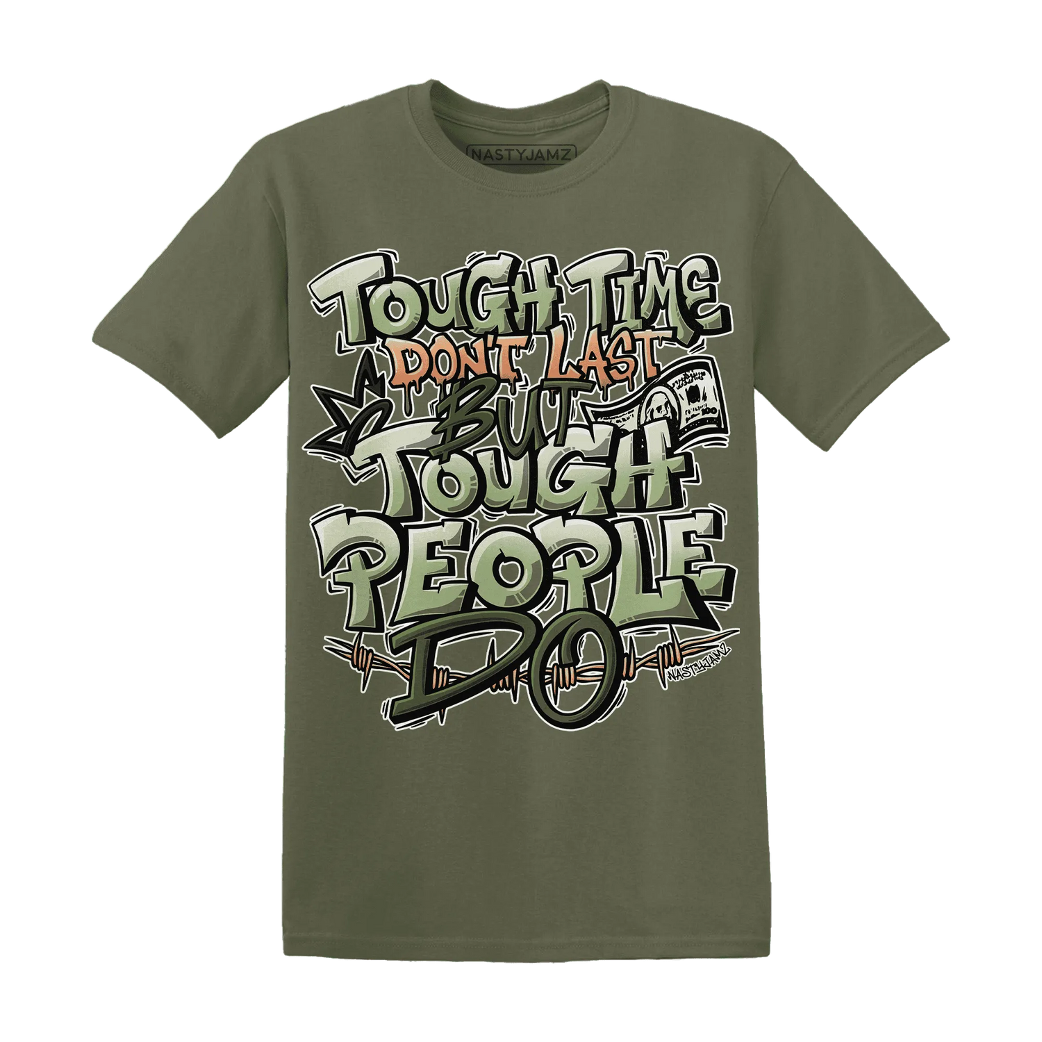 NastyJamz-VaporMax-Plus-Alligator-T-Shirt-Match-Tough-People-Never-Fall