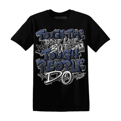 VaporMax-Plus-Midnight-Navy-White-Metallic-Silver-NastyJamz-T-Shirt-Match-Tough-People-Never-Fall