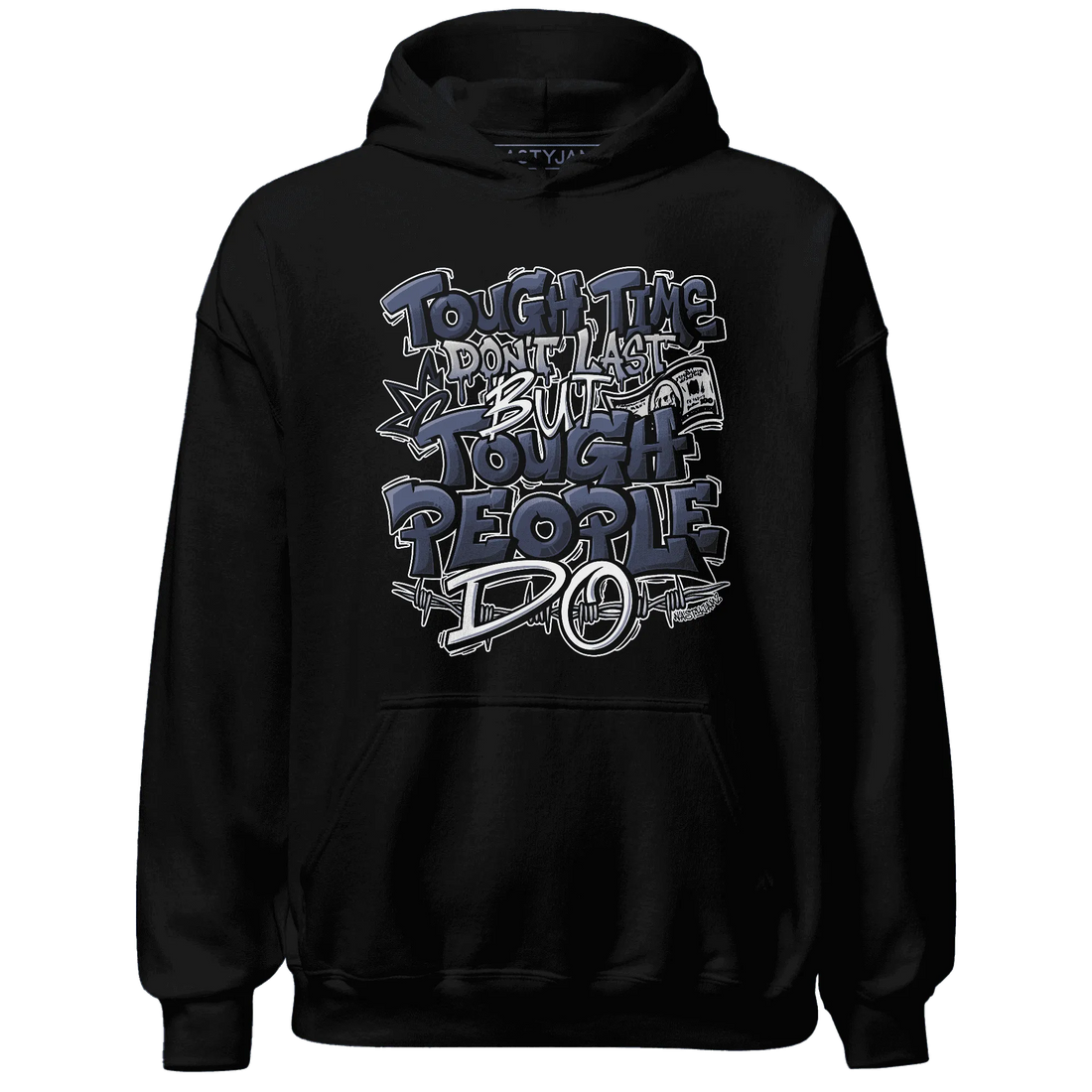VaporMax-Plus-Midnight-Navy-White-Metallic-Silver-NastyJamz-Hoodie-Match-Tough-People-Never-Fall