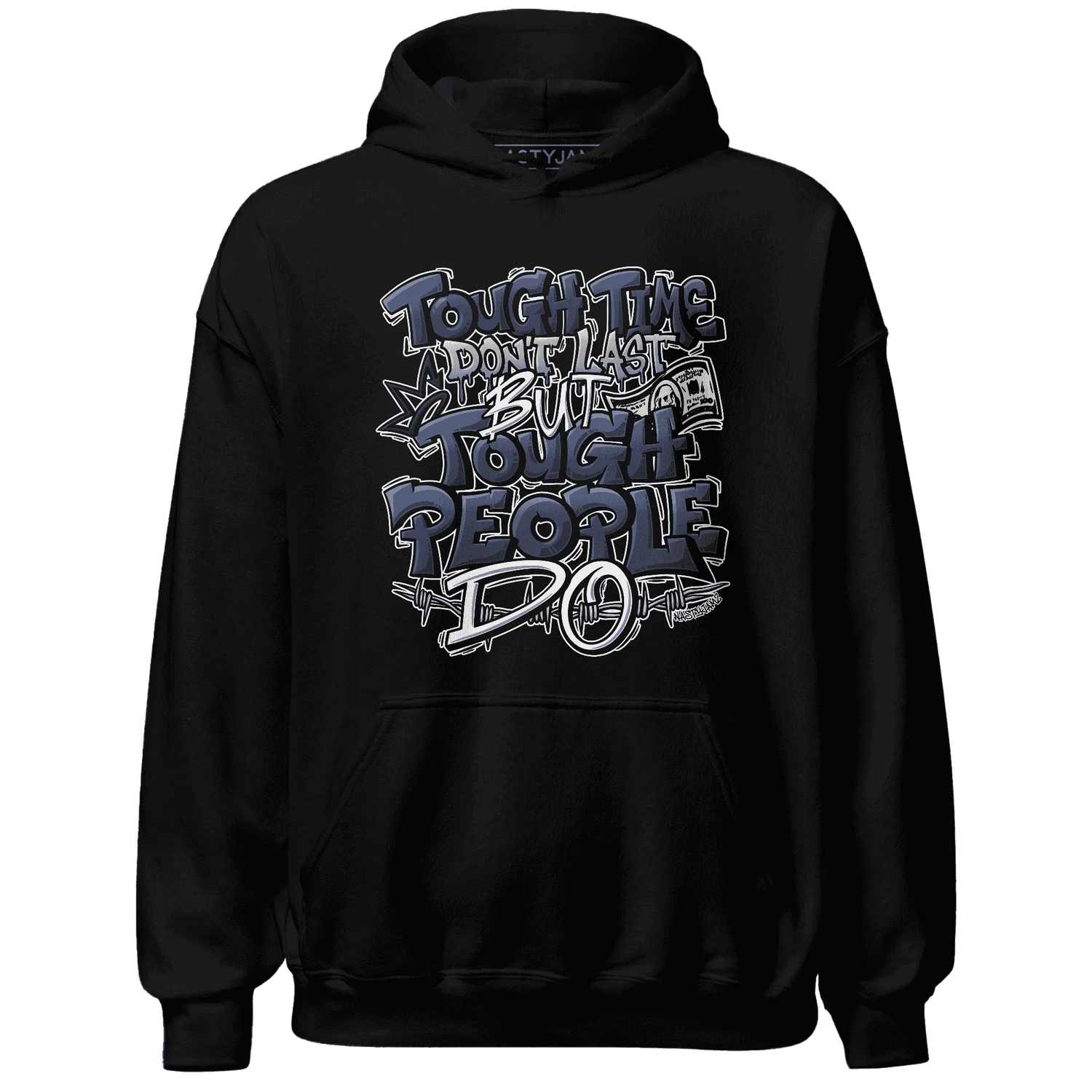 VaporMax-Plus-Midnight-Navy-White-Metallic-Silver-NastyJamz-Hoodie-Match-Tough-People-Never-Fall