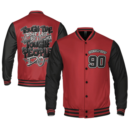 Black-Toe-Reimagined-Red-White-1s-NastyJamz-Varsity-Match-Tough-People-Never-Fall