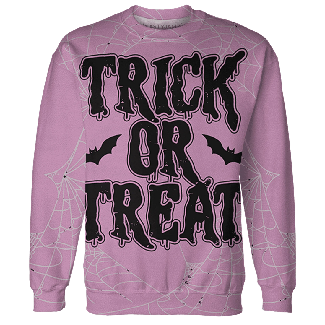 Orchid-Neutral-Grey-Black-White-4s-NastyJamz-Sweatshirt-Match-Trick-Or-Treat-3D