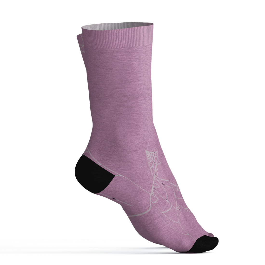 Orchid-Neutral-Grey-Black-White-4s-NastyJamz-Socks-Match-Trick-Or-Treat-3D