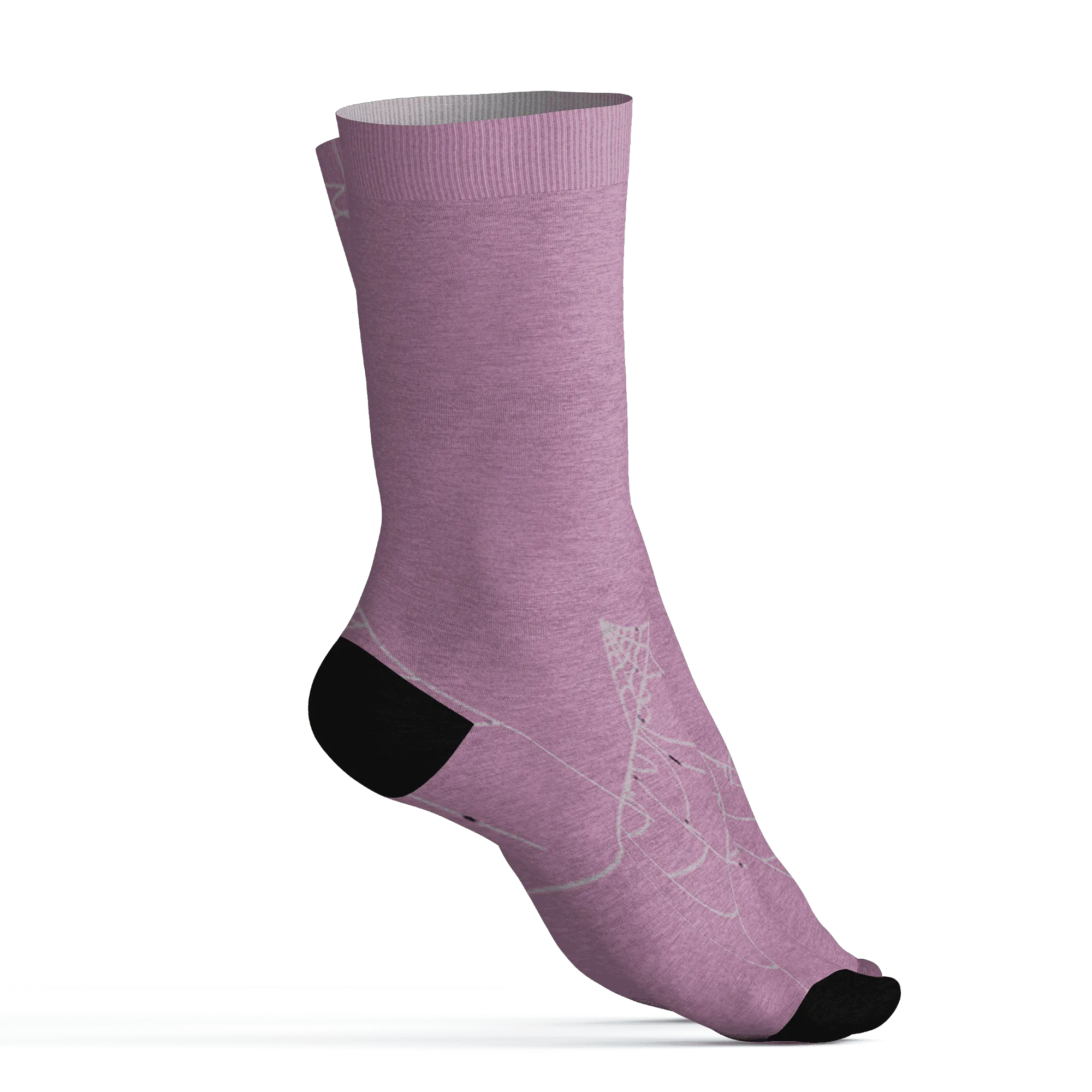 Orchid-Neutral-Grey-Black-White-4s-NastyJamz-Socks-Match-Trick-Or-Treat-3D