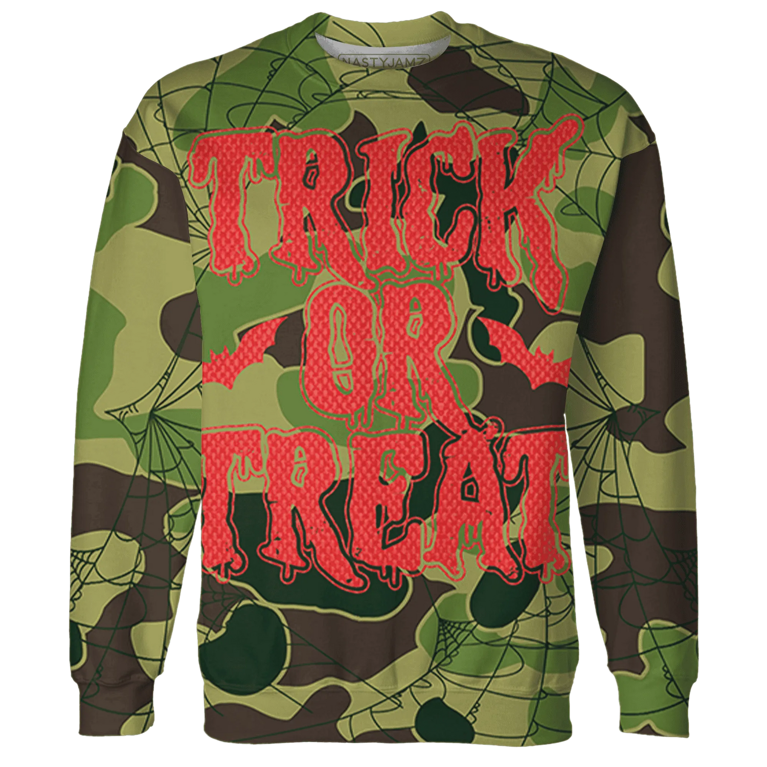 AM-90-Dark-Sage-Solar-Red-NastyJamz-Sweatshirt-Match-Trick-Or-Treat-3D