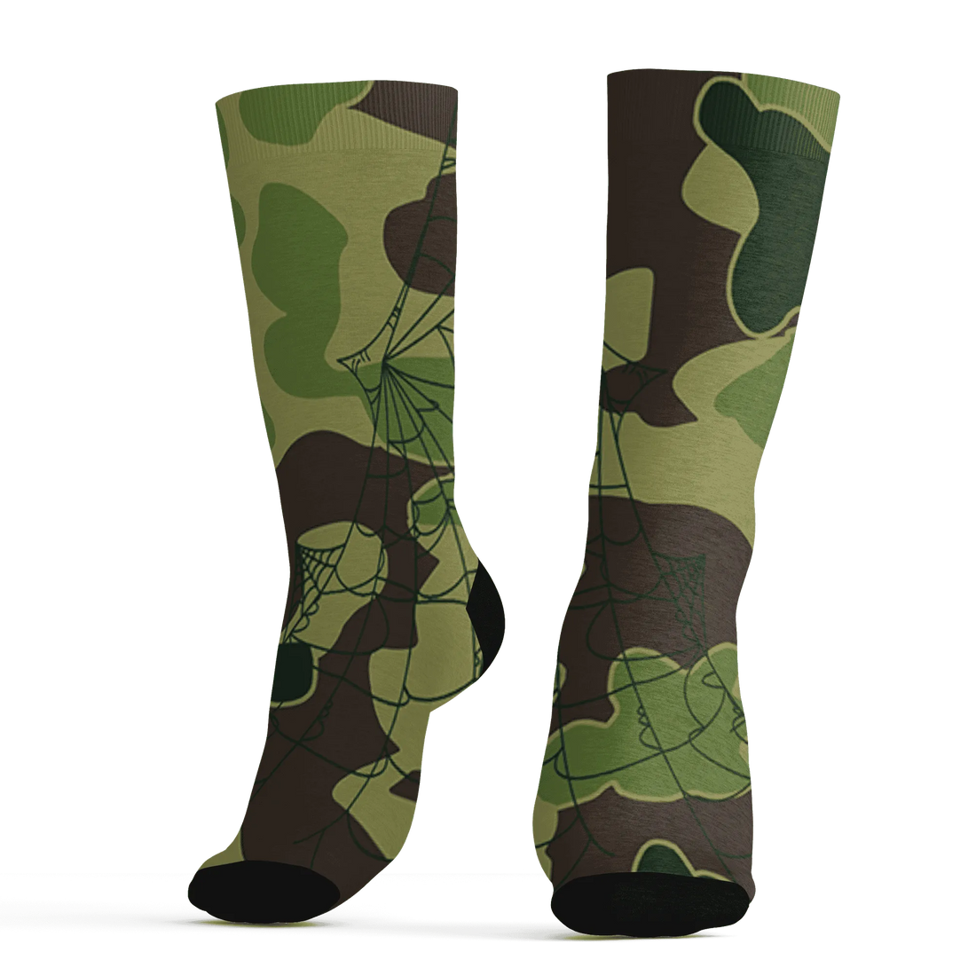 AM-90-Dark-Sage-Solar-Red-NastyJamz-Socks-Match-Trick-Or-Treat-3D