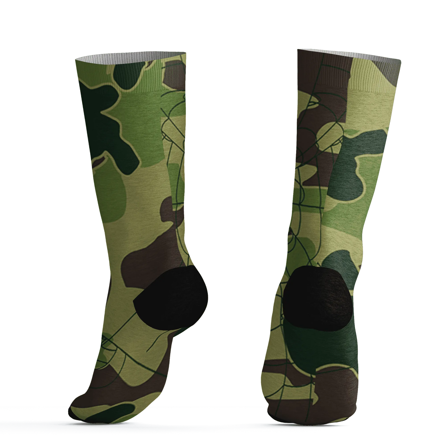 AM-90-Dark-Sage-Solar-Red-NastyJamz-Socks-Match-Trick-Or-Treat-3D