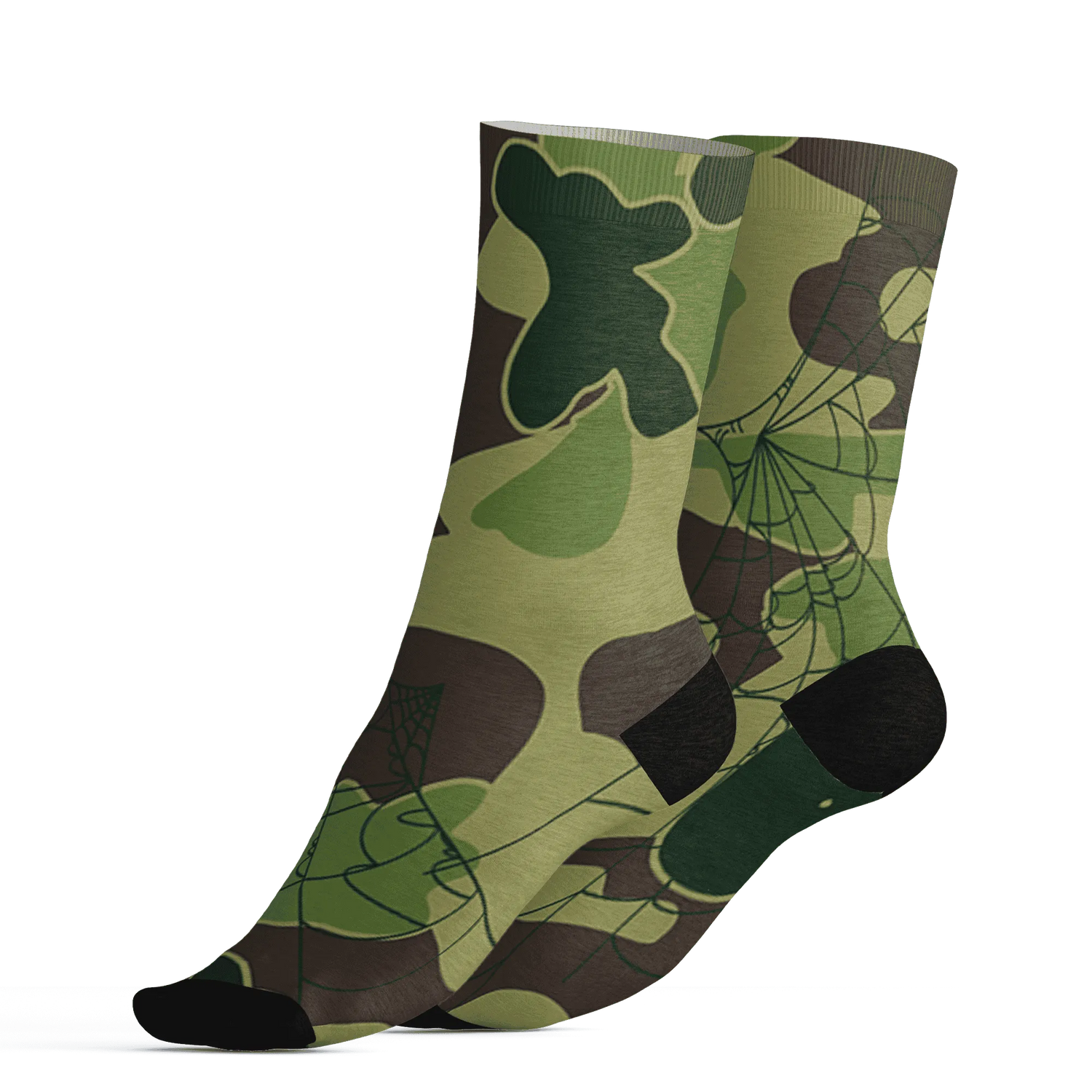 AM-90-Dark-Sage-Solar-Red-NastyJamz-Socks-Match-Trick-Or-Treat-3D