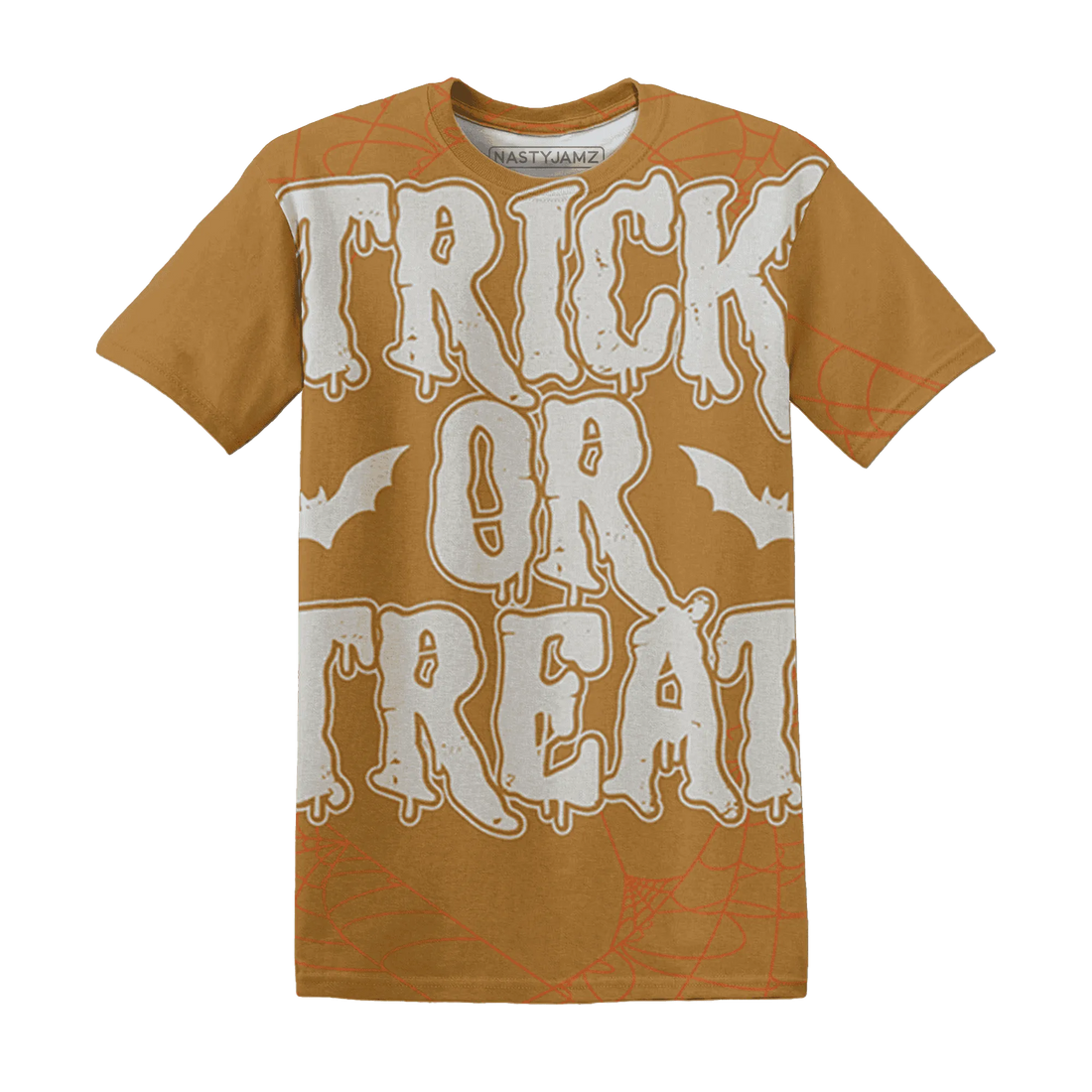 Dunk-Low-Retro-Wheat-Orange-NastyJamz-T-Shirt-Match-Trick-Or-Treat-3D