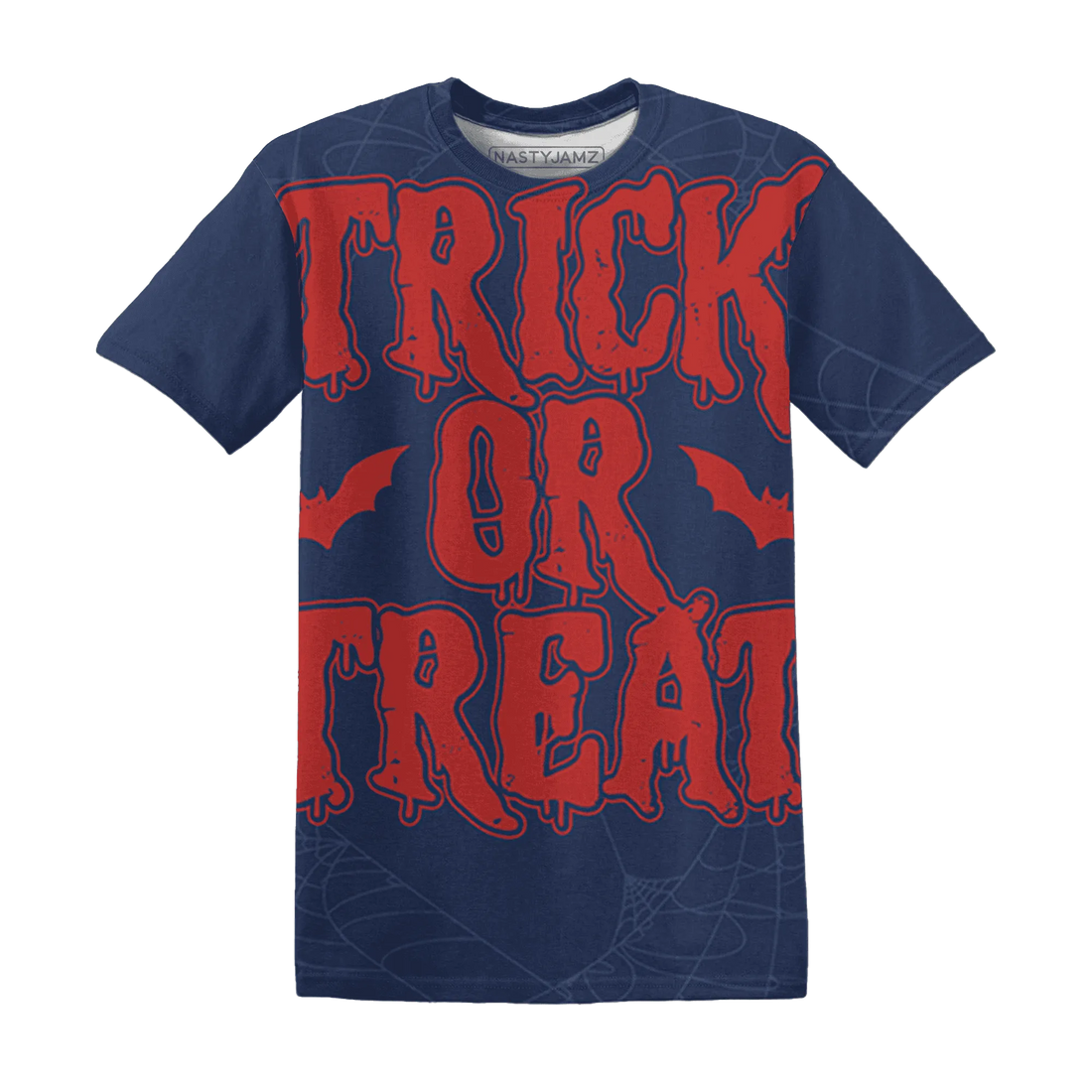 VaporMax-Air-Plus-Midnight-Navy-Gold-Black-NastyJamz-T-Shirt-Match-Trick-Or-Treat-3D