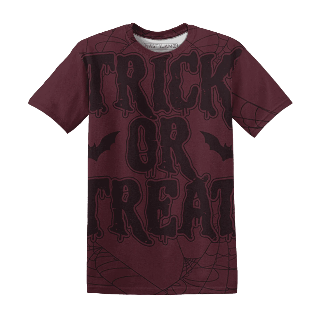 VaporMax-Night-Maron-Burgundy-NastyJamz-T-Shirt-Match-Trick-Or-Treat-3D