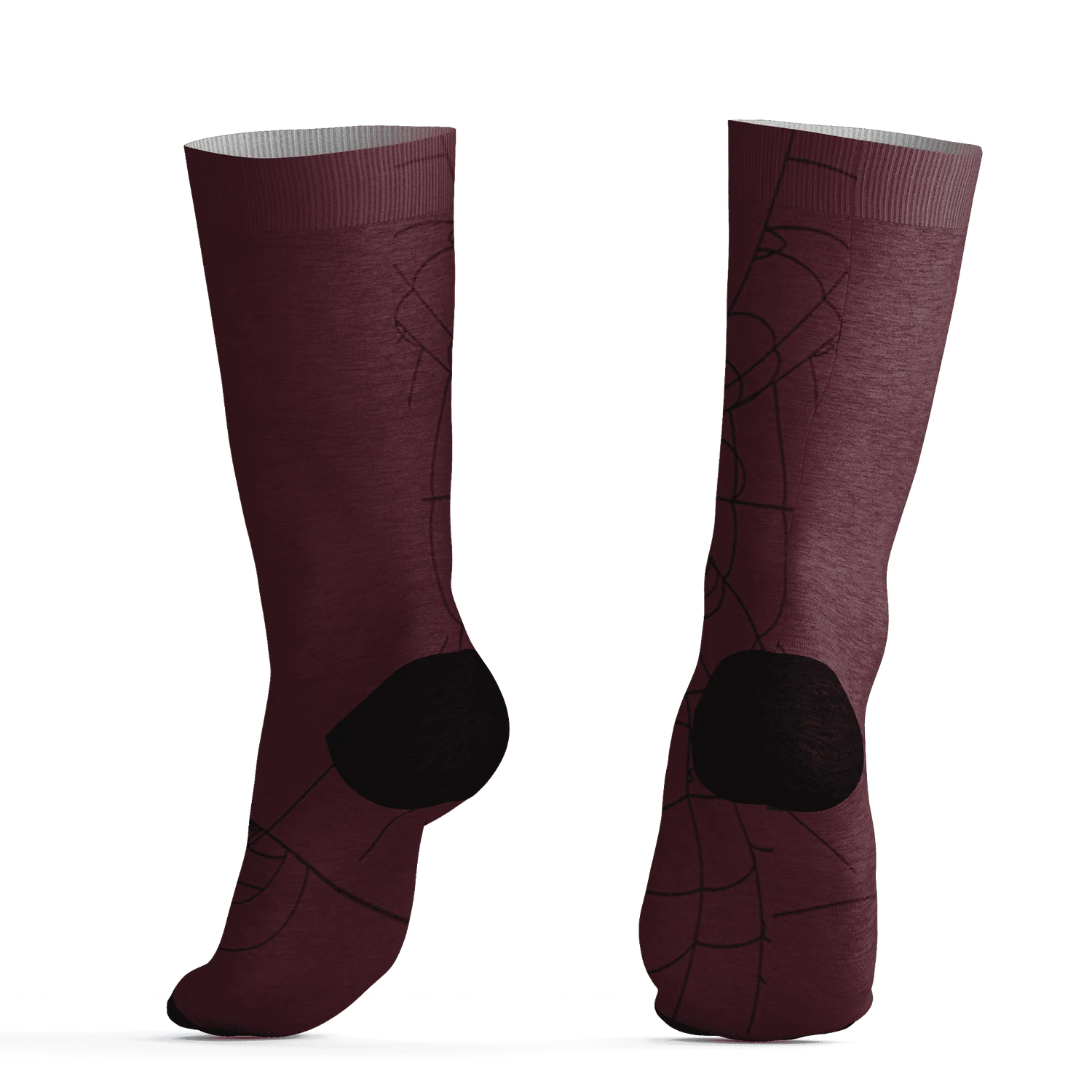 VaporMax-Night-Maron-Burgundy-NastyJamz-Socks-Match-Trick-Or-Treat-3D