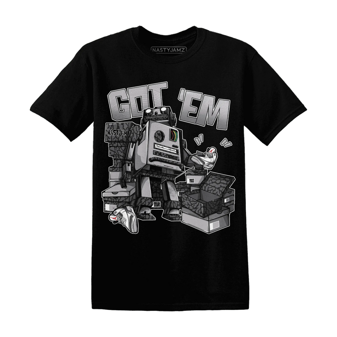 Cement-Grey-3s-T-Shirt-Match-Trooper-Got-Em