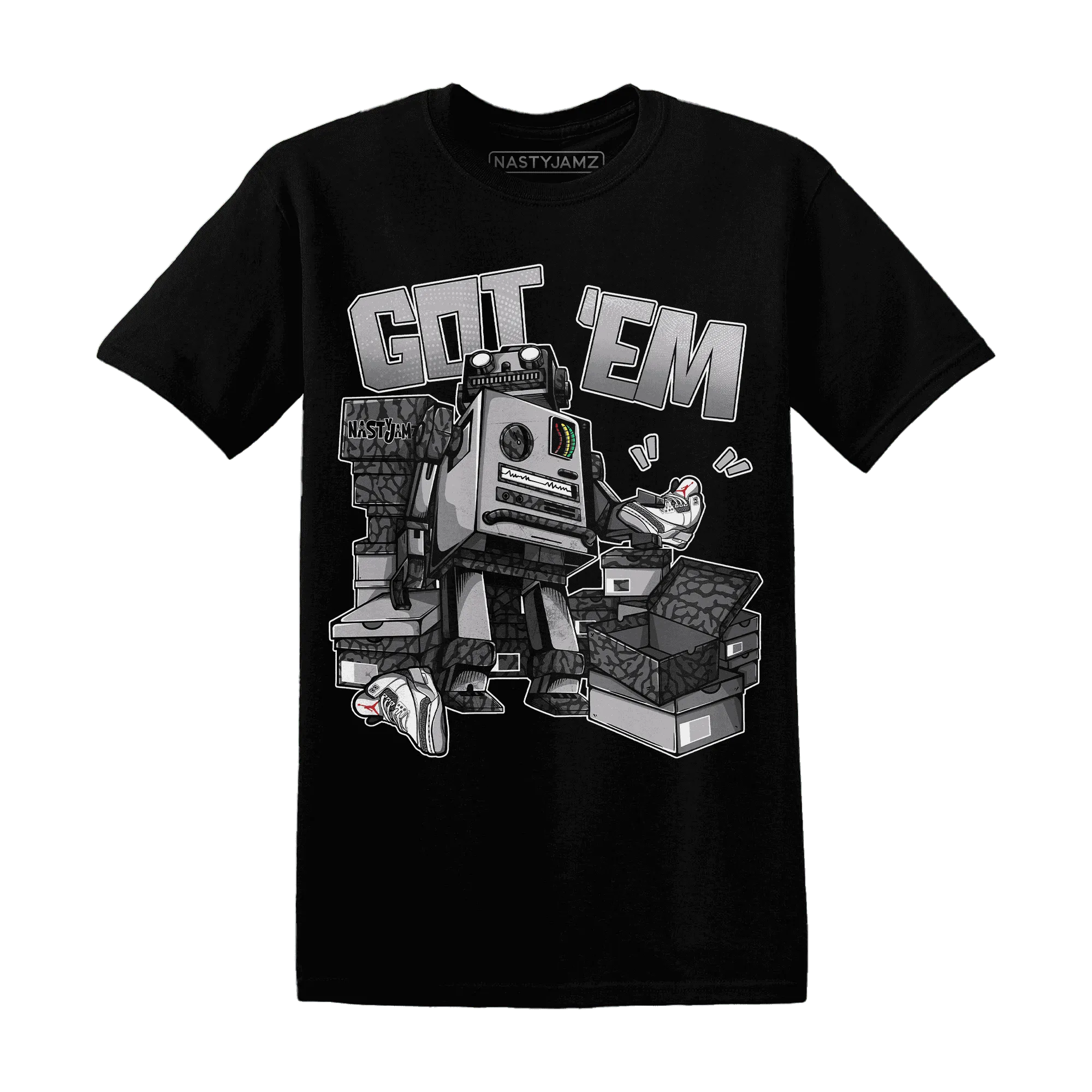 Cement-Grey-3s-T-Shirt-Match-Trooper-Got-Em