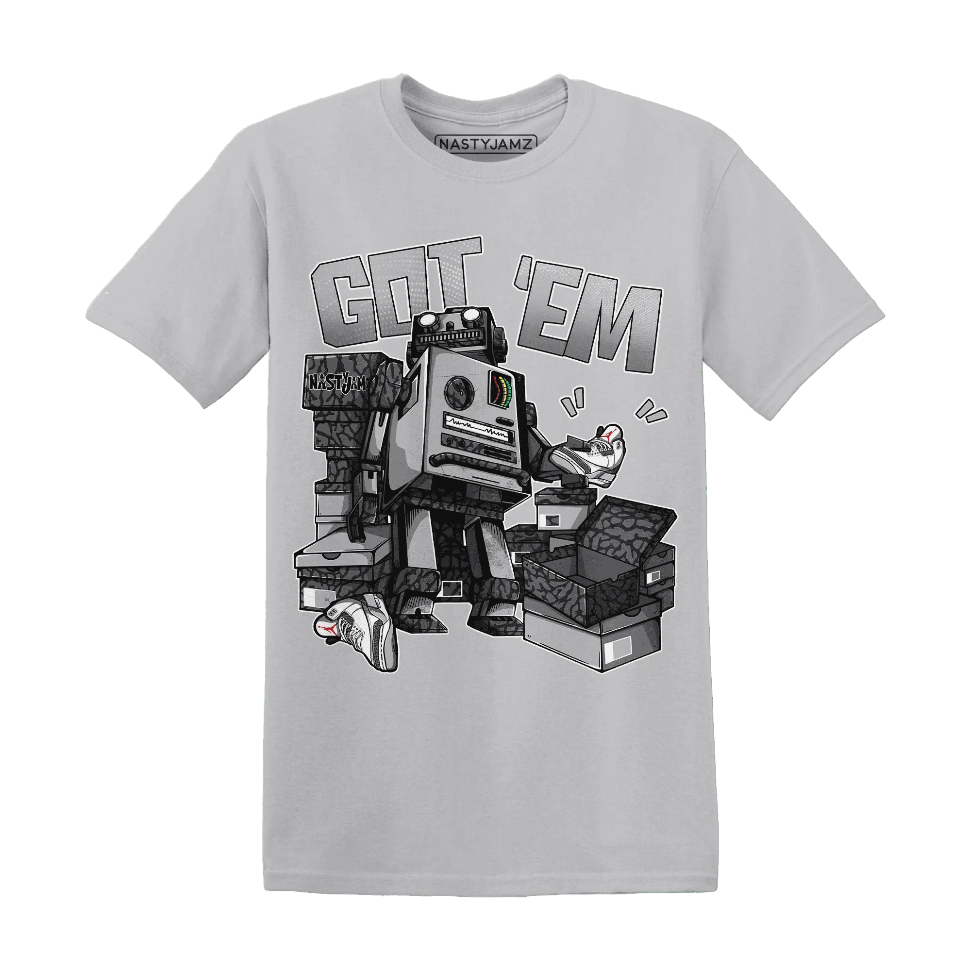 Cement-Grey-3s-T-Shirt-Match-Trooper-Got-Em