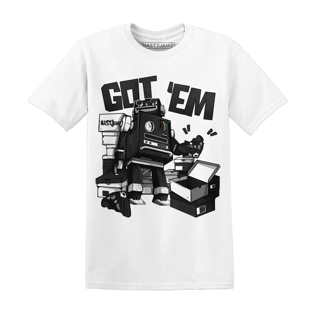 White-Thunder-4s-T-Shirt-Match-Trooper-Got-Em