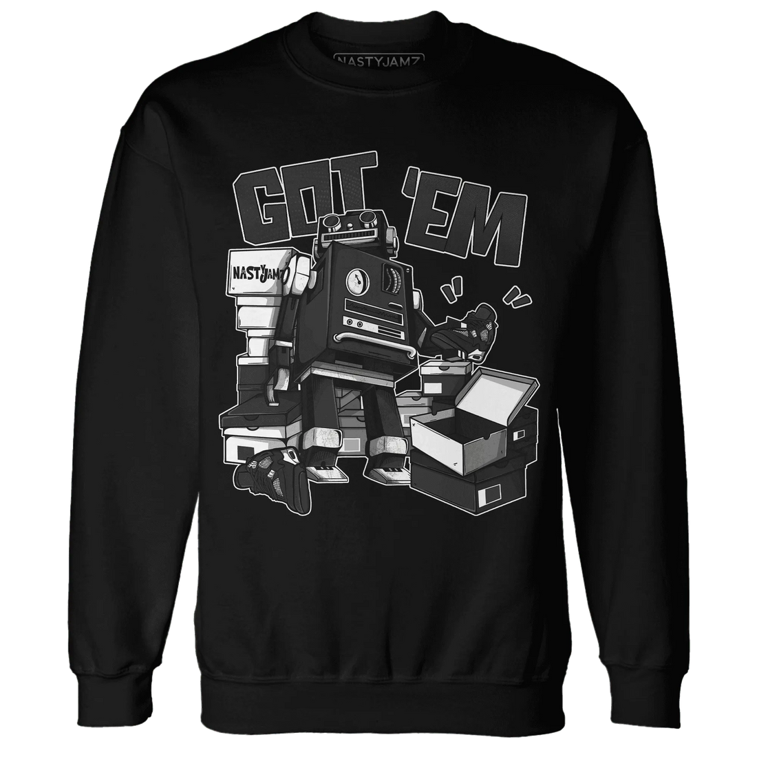 White-Thunder-4s-Sweatshirt-Match-Trooper-Got-Em